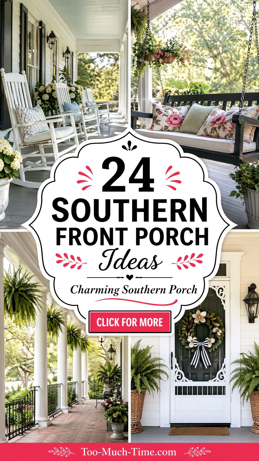 24 Southern Front Porch Ideas to Refresh Porches Nearby - 24 Southern Front Porch Ideas to Refresh Porches Nearby