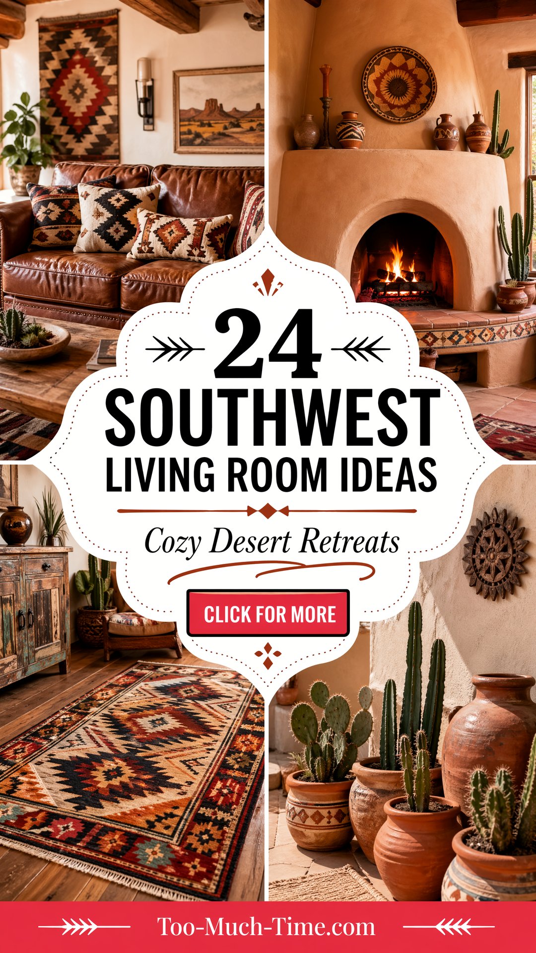 24 Southwest Living Room Ideas to Cozy Up Your Space - 24 Southwest Living Room Ideas to Cozy Up Your Space