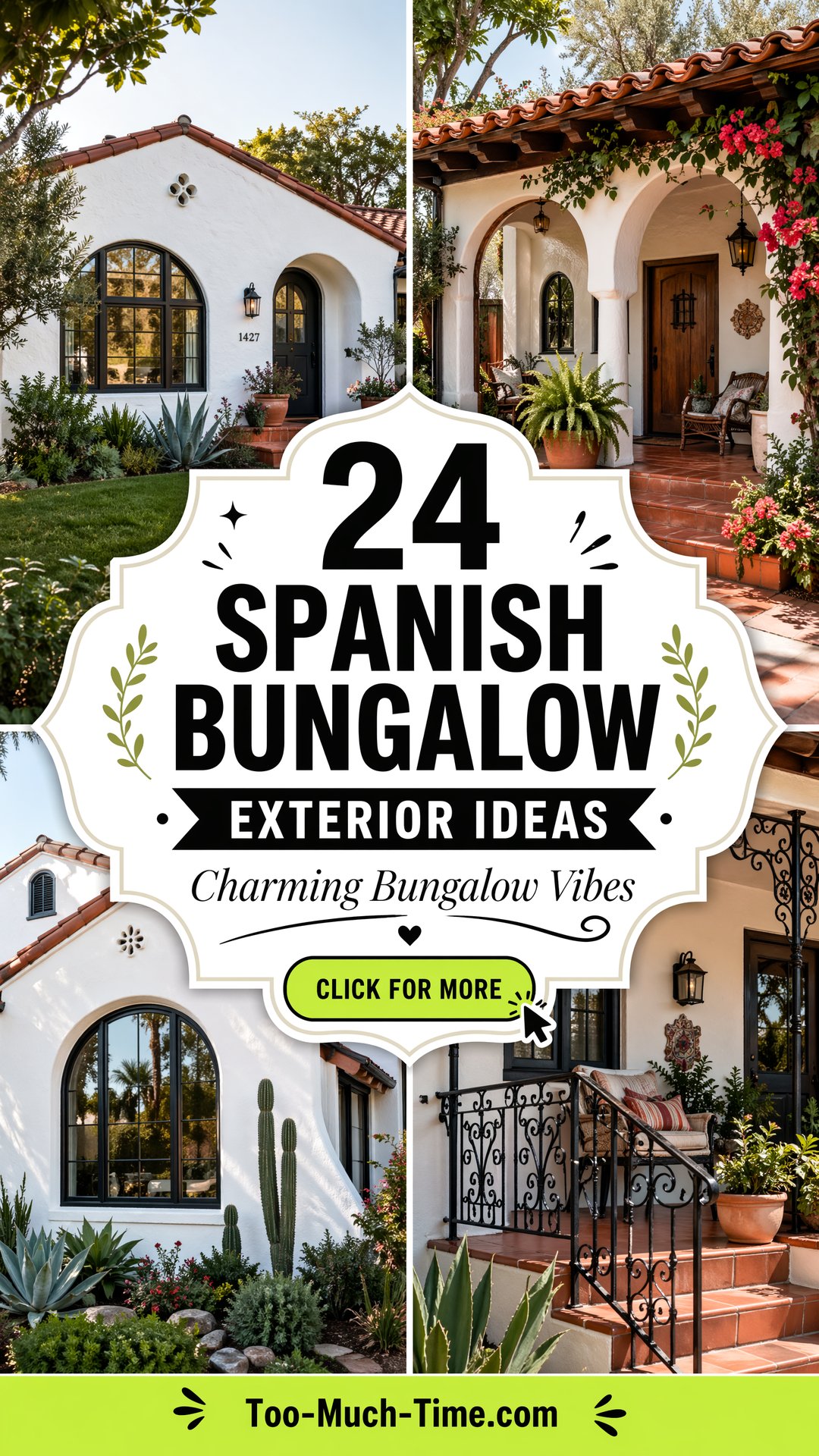 24 Spanish Bungalow Exterior Ideas for Charming Homes - 24 Spanish Bungalow Exterior Ideas for Charming Homes