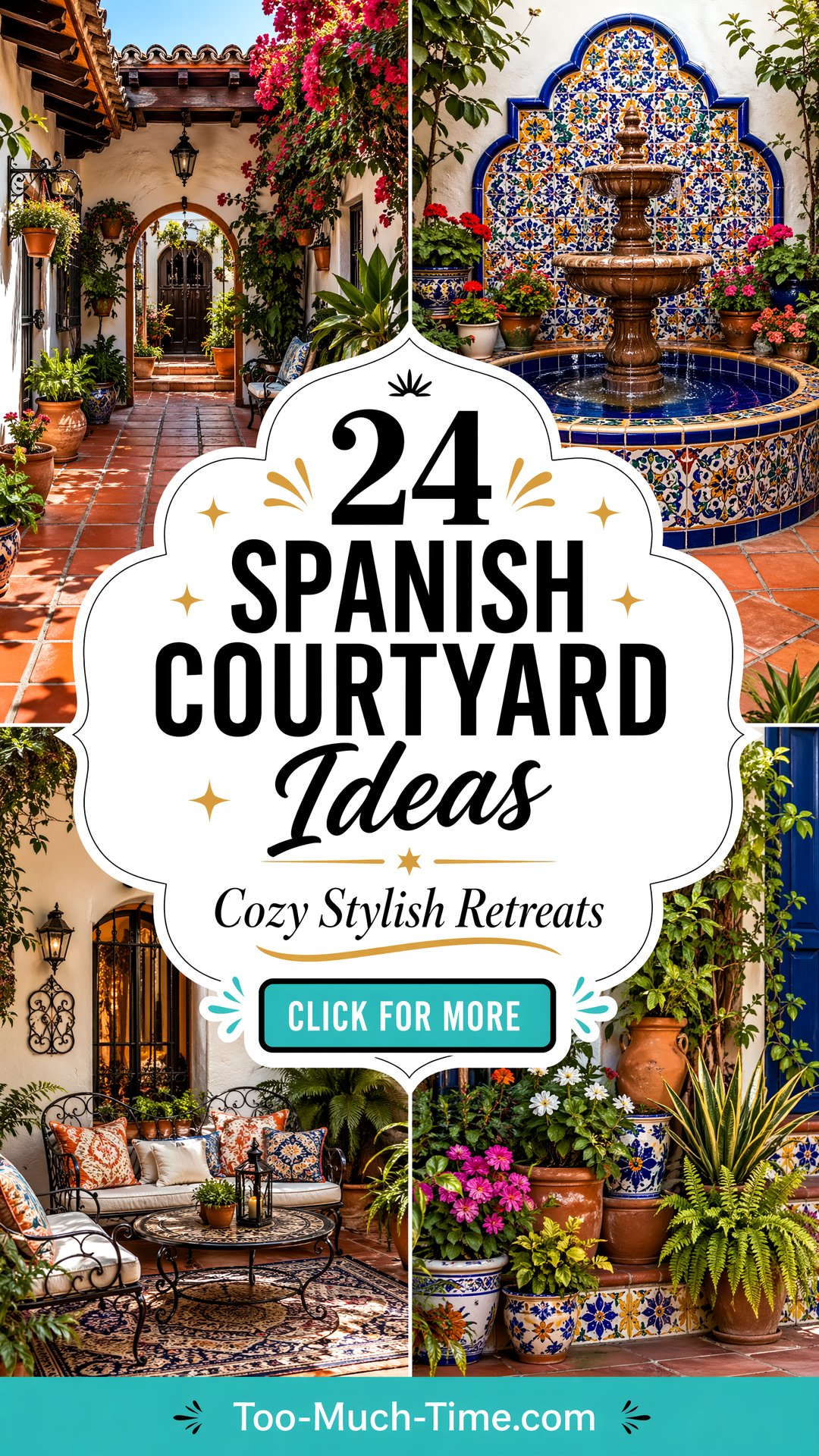 24 Spanish Courtyard Ideas for Cozy Stylish Spaces - 24 Spanish Courtyard Ideas for Cozy, Stylish Spaces