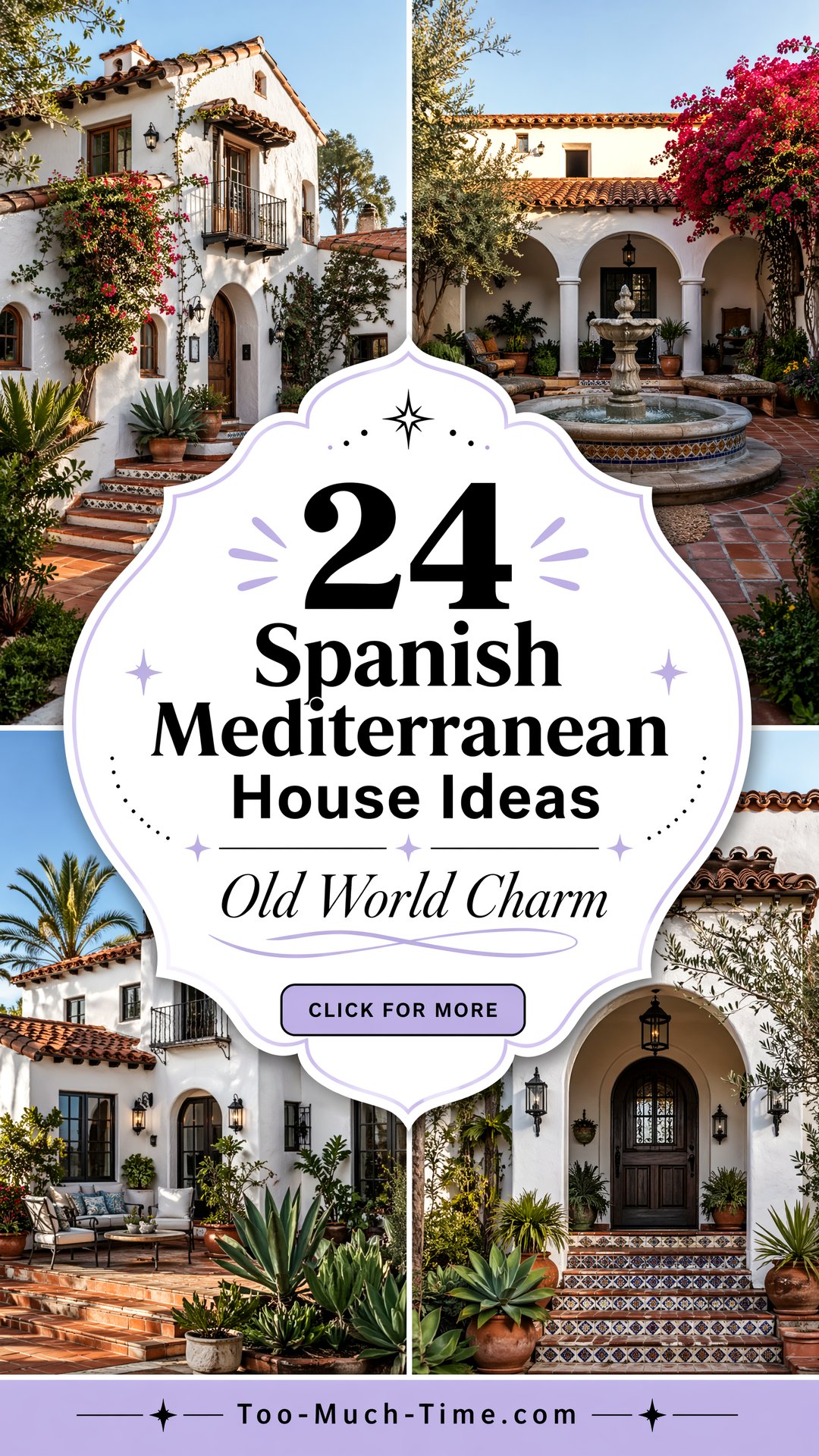 24 Spanish Mediterranean House Ideas for Period Charm - 24 Spanish Mediterranean House Ideas for Period Charm