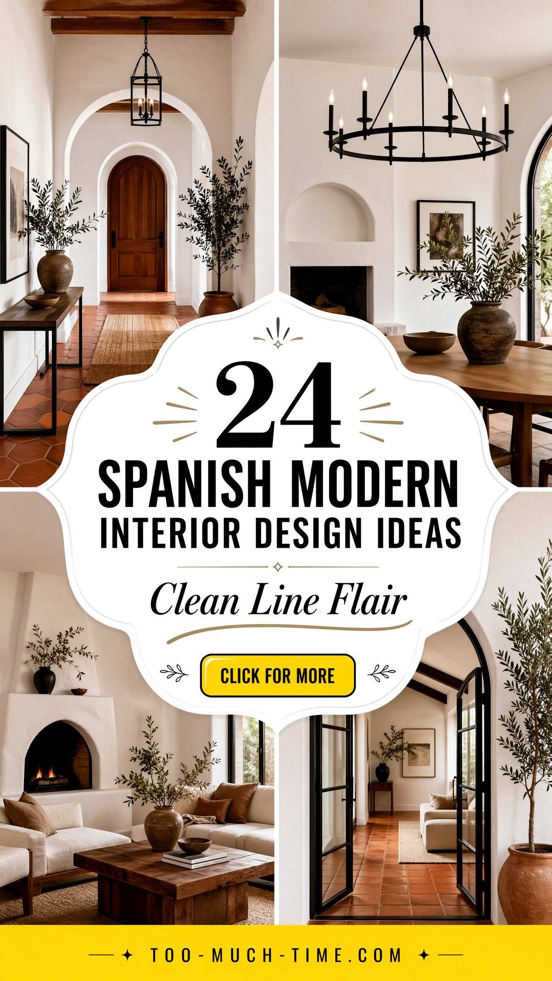 24 Spanish Modern Interior Design Ideas for Clean Lines - 24 Spanish Modern Interior Design Ideas for Clean Lines