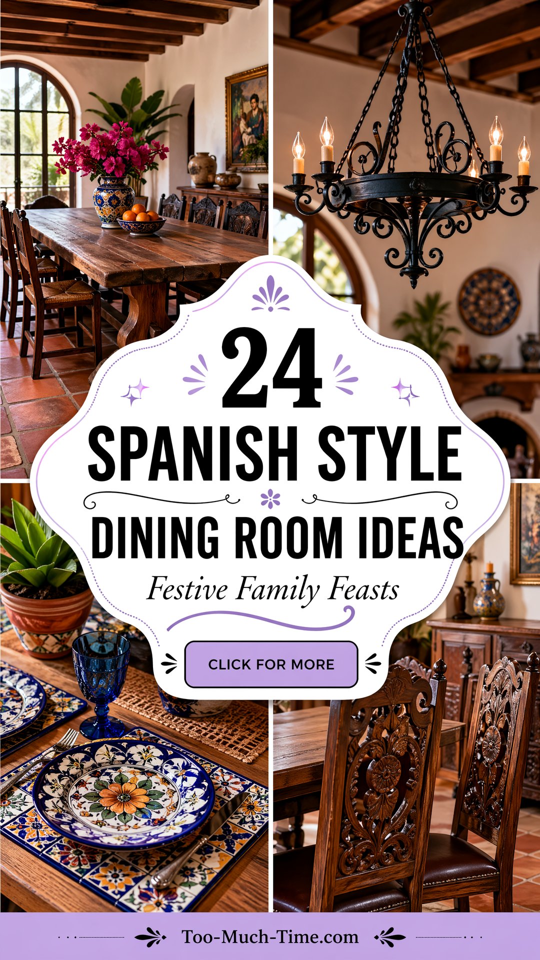 24 Spanish Style Dining Room Ideas for Cozy Family Gatherings - 24 Spanish Style Dining Room Ideas for Cozy Family Gatherings