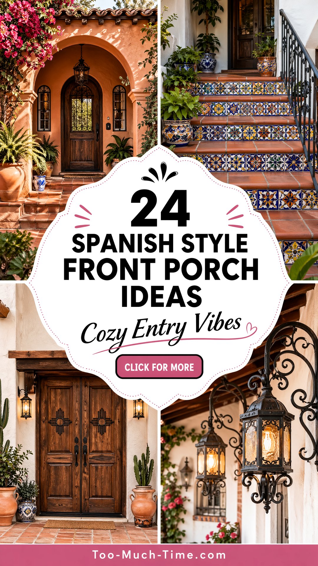 24 Spanish Style Front Porch Ideas for Cozy Entry Ways - 24 Spanish Style Front Porch Ideas for Cozy Entry Ways