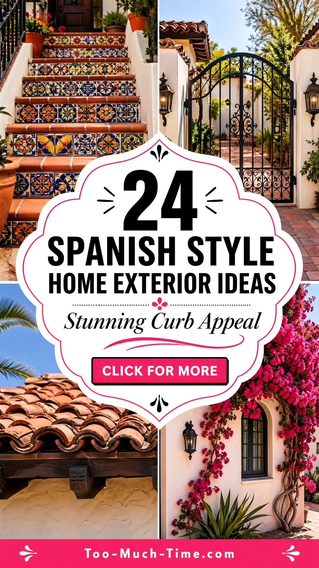 24 Spanish Style Home Exterior Ideas to Boost Curb Appeal - 24 Spanish Style Home Exterior Ideas to Boost Curb Appeal
