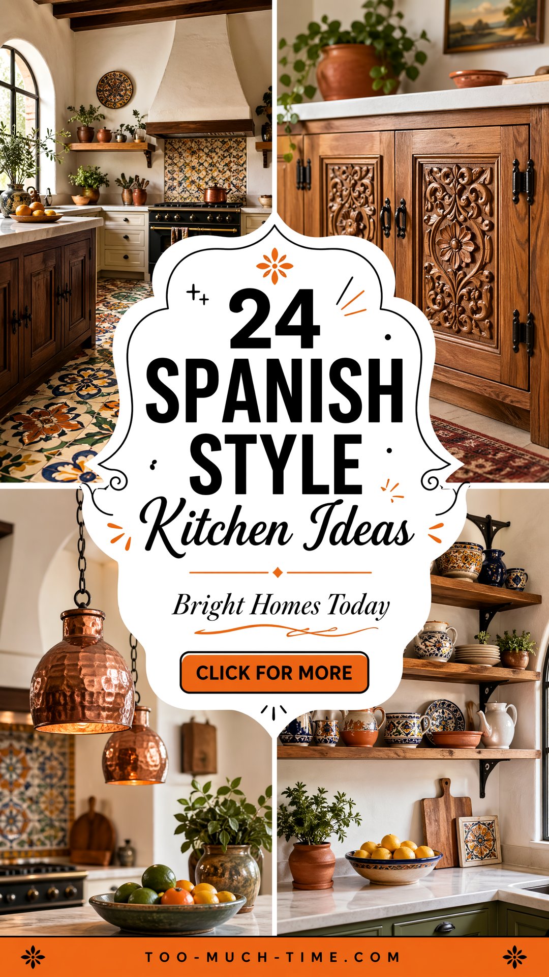 24 Spanish Style Kitchen Ideas for Bright Homes Today - 24 Spanish Style Kitchen Ideas for Bright Homes Today