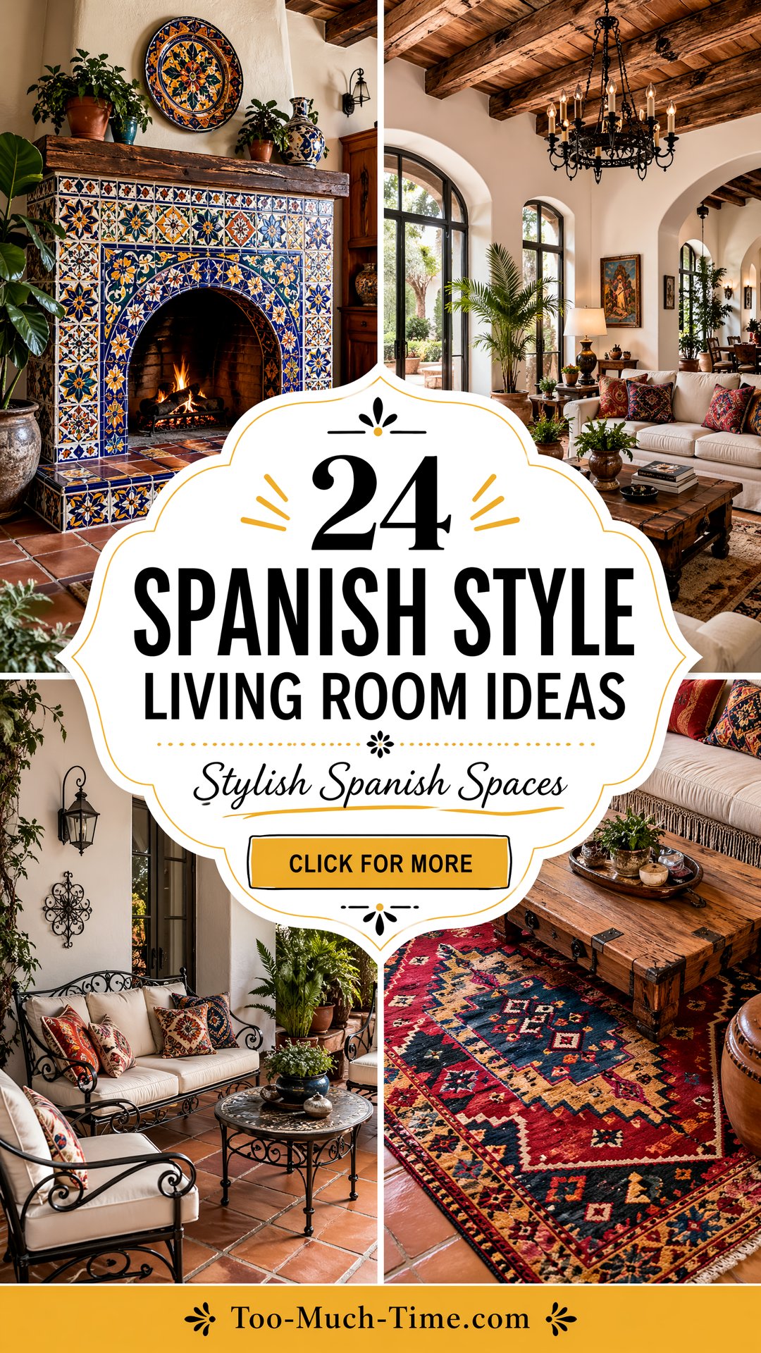 24 Spanish Style Living Room Ideas for Stylish Spaces - 24 Spanish Style Living Room Ideas for Stylish Spaces