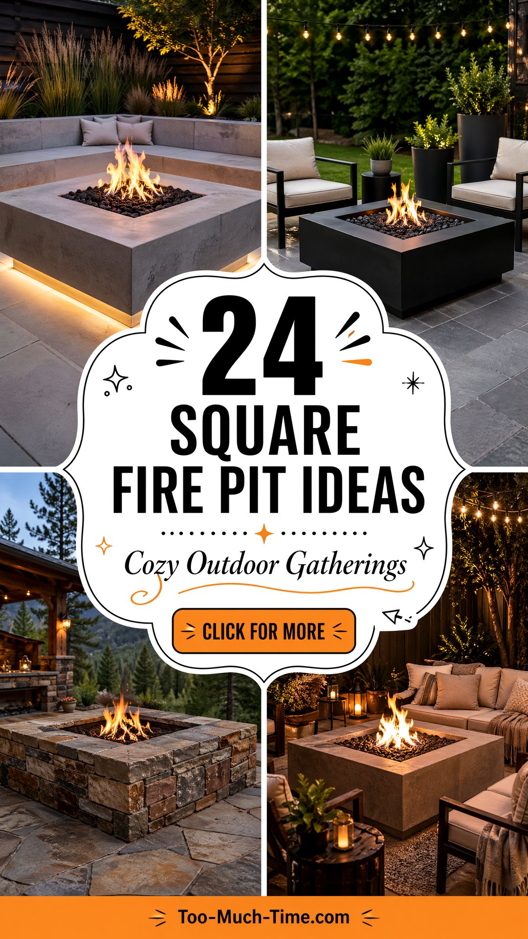 24 Square Fire Pit Ideas Cozy Outdoor Gatherings Now - 24 Square Fire Pit Ideas: Cozy Outdoor Gatherings Now