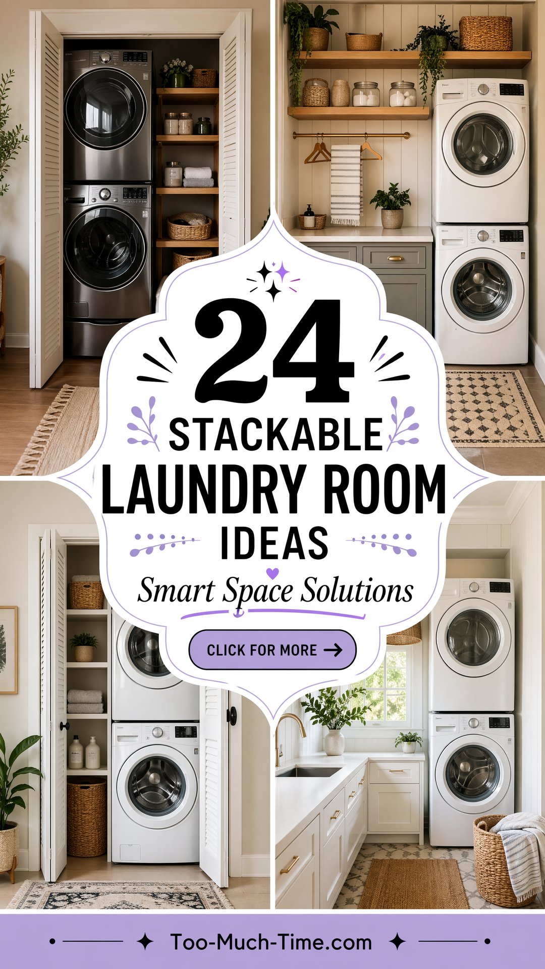 24 Stackable Laundry Room Ideas Space-saving Solutions - 24 Stackable Laundry Room Ideas: Space-saving Solutions