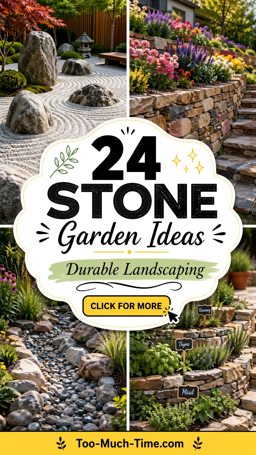 24 Stone Garden Ideas Durable Landscape Enhancements - 24 Stone Garden Ideas: Durable Landscape Enhancements