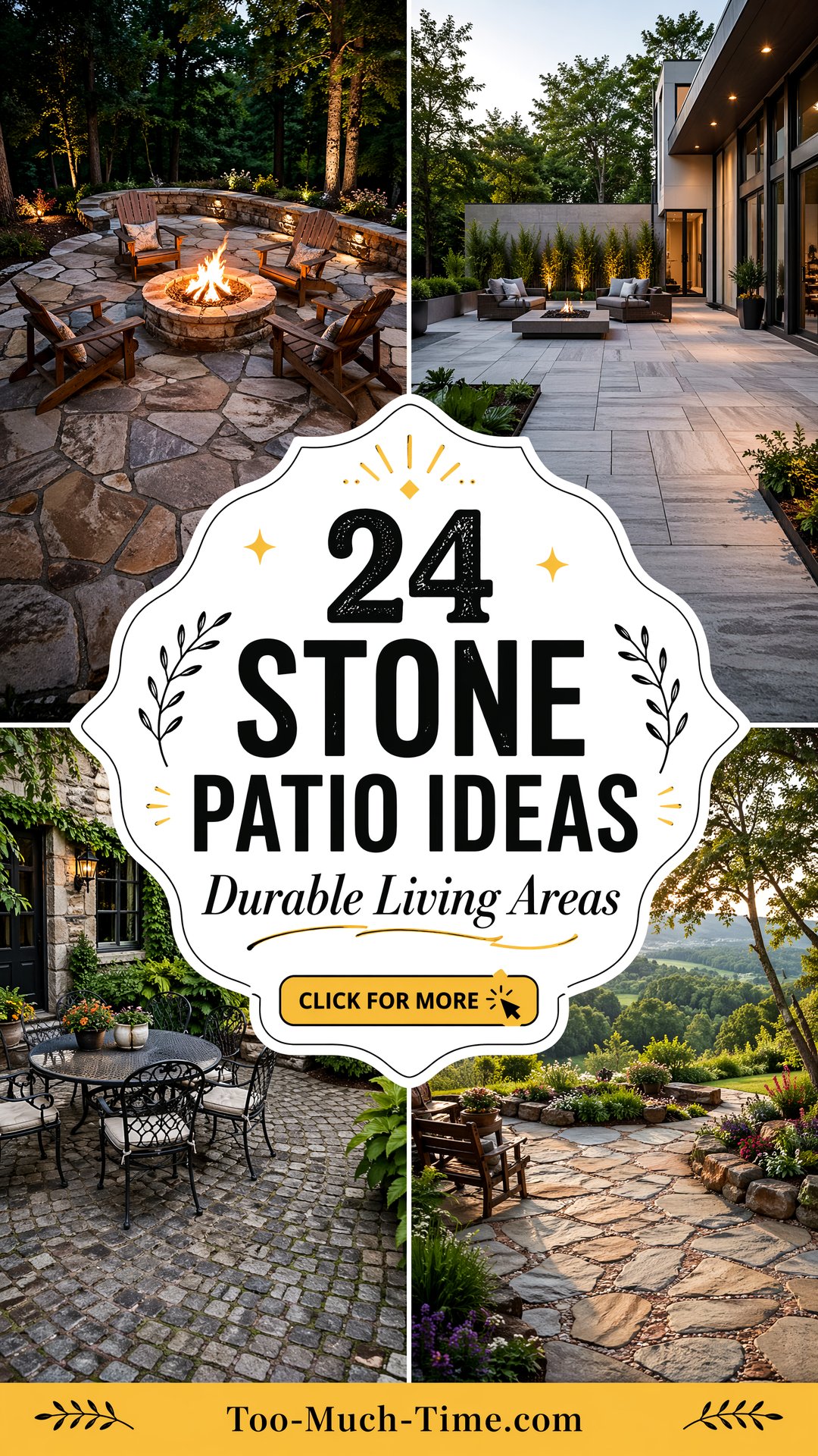 24 Stone Patio Ideas Durable Outdoor Living Areas - 24 Stone Patio Ideas: Durable Outdoor Living Areas