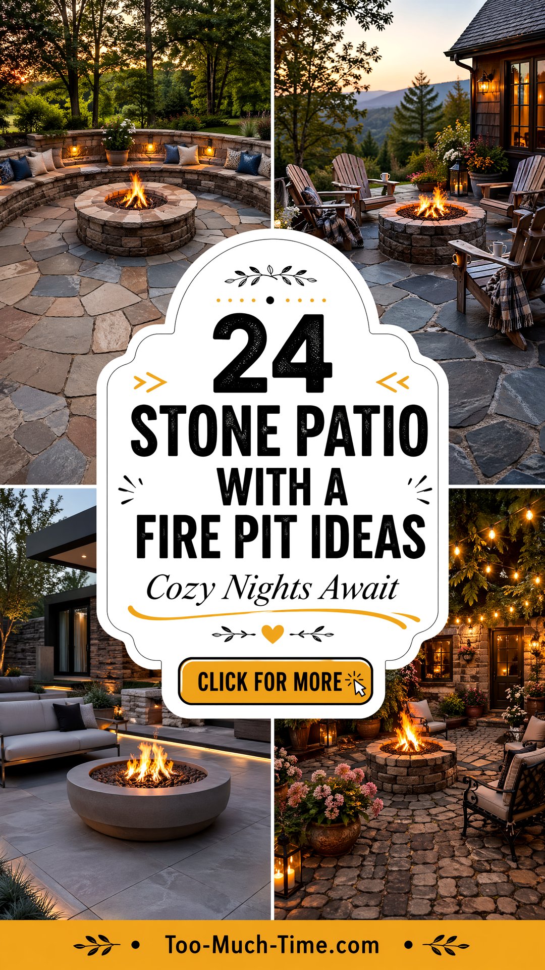 24 Stone Patio with a Fire Pit Ideas for Cozy Nights - 24 Stone Patio with a Fire Pit Ideas for Cozy Nights