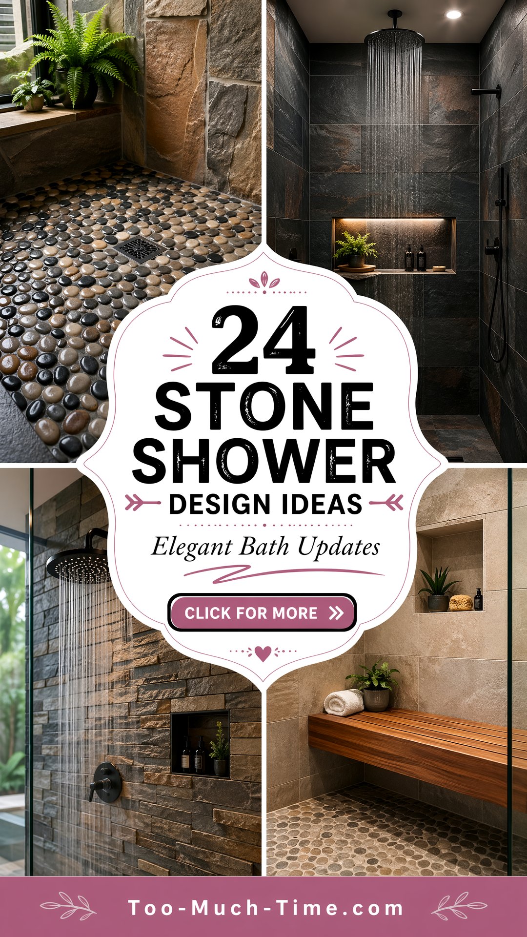 24 Stone Shower Design Ideas Elegant Bath Updates - 24 Stone Shower Design Ideas: Elegant Bath Updates