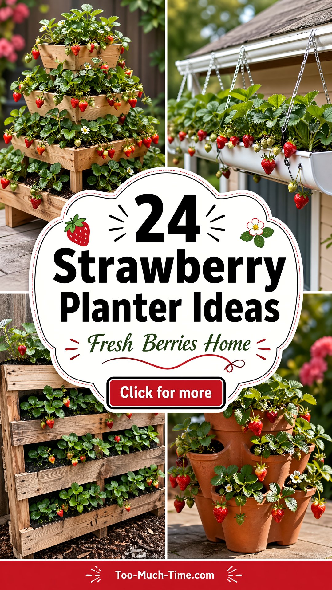 24 Strawberry Planter Ideas for Fresh Berries At Home - 24 Strawberry Planter Ideas for Fresh Berries At Home