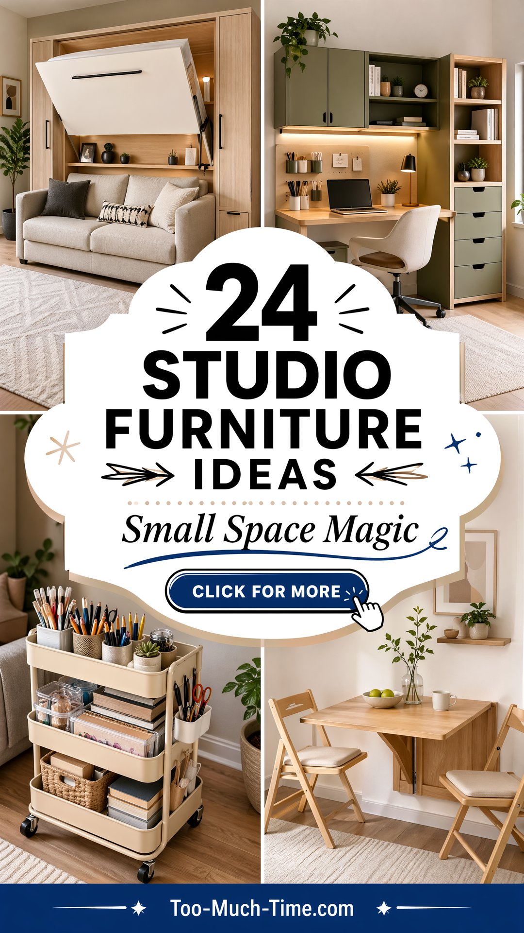 24 Studio Furniture Ideas Small Space Makeovers Today - 24 Studio Furniture Ideas: Small Space Makeovers Today