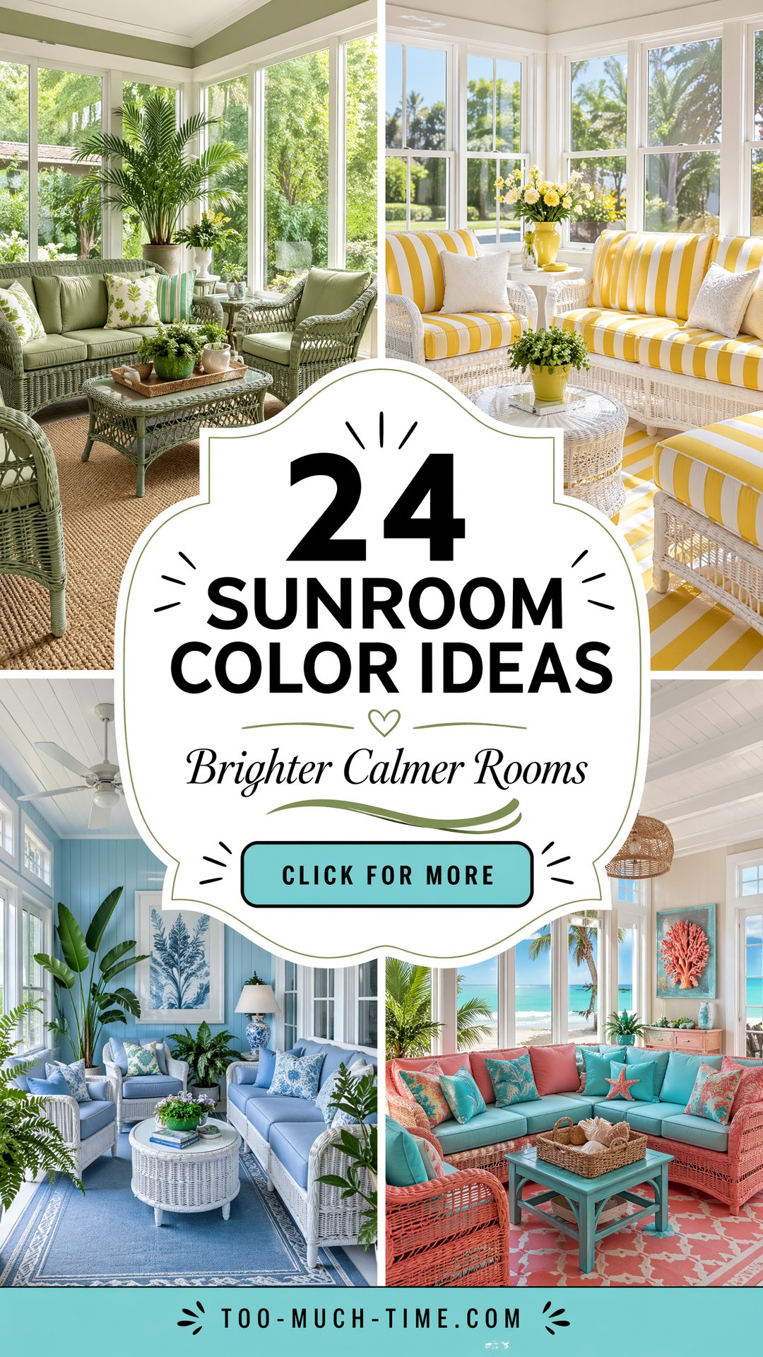 24 Sunroom Color Ideas for Brighter Calmer Rooms Today - 24 Sunroom Color Ideas for Brighter, Calmer Rooms Today
