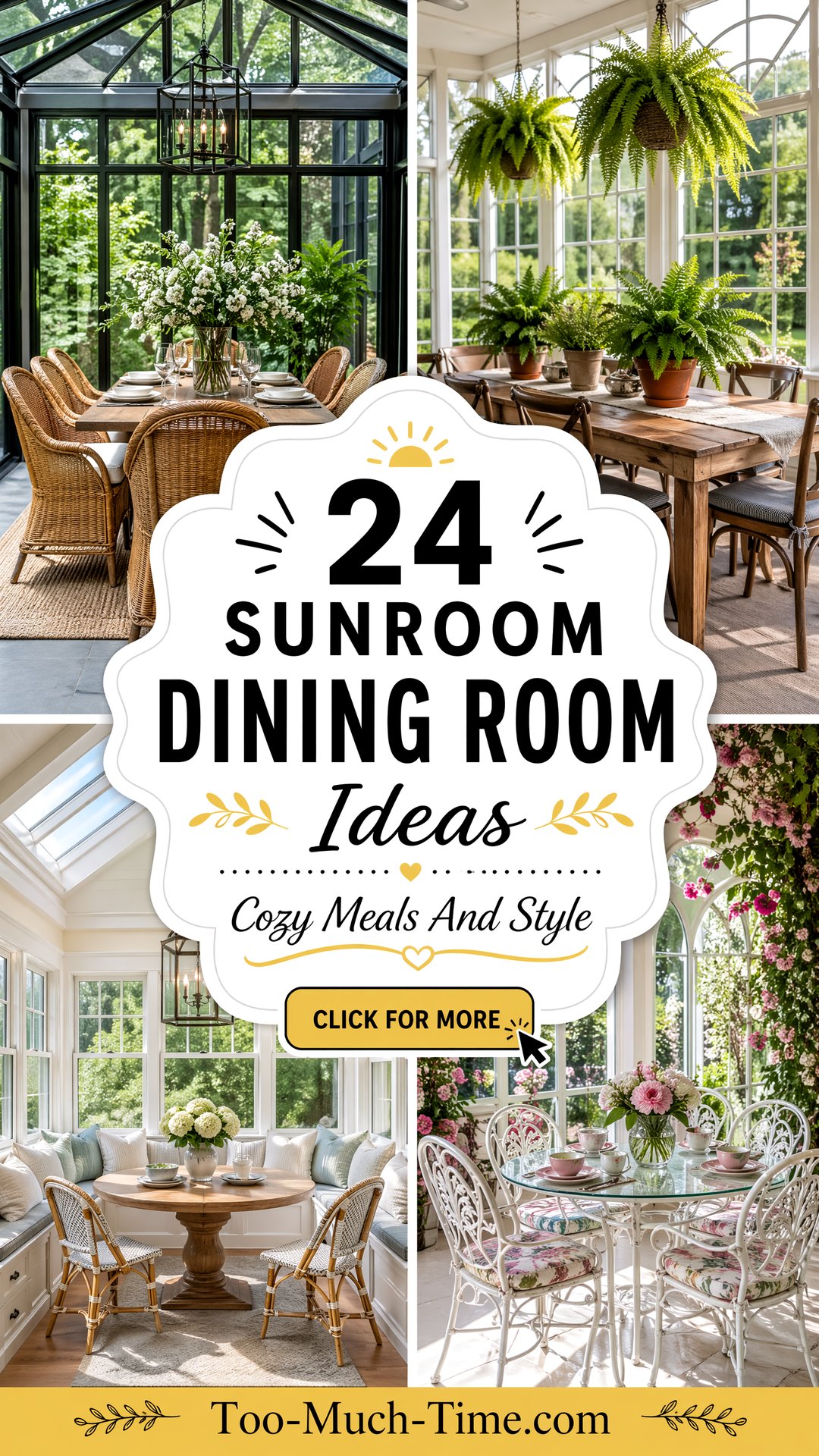 24 Sunroom Dining Room Ideas for Cozy Meals and Style - 24 Sunroom Dining Room Ideas for Cozy Meals and Style