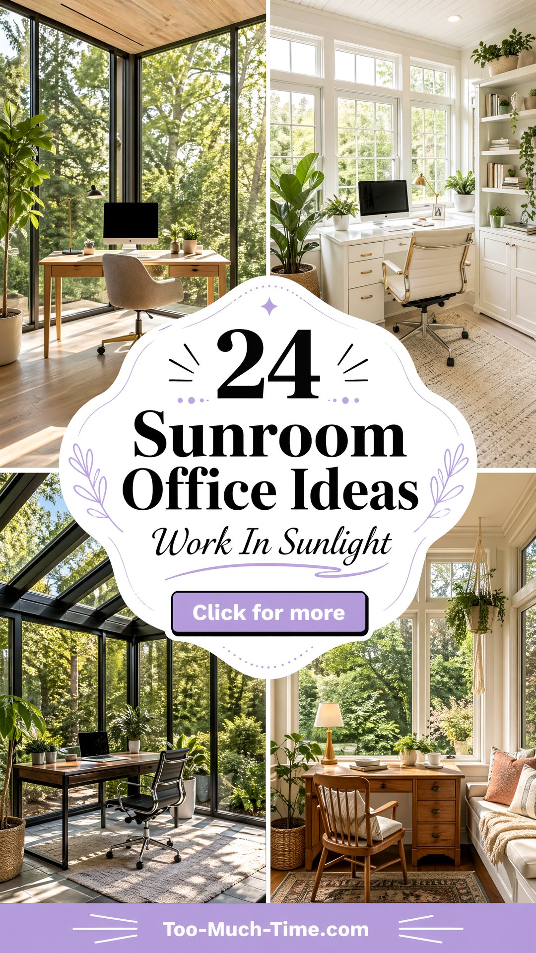 24 Sunroom Office Ideas for Bright Productive Work - 24 Sunroom Office Ideas for Bright, Productive Work