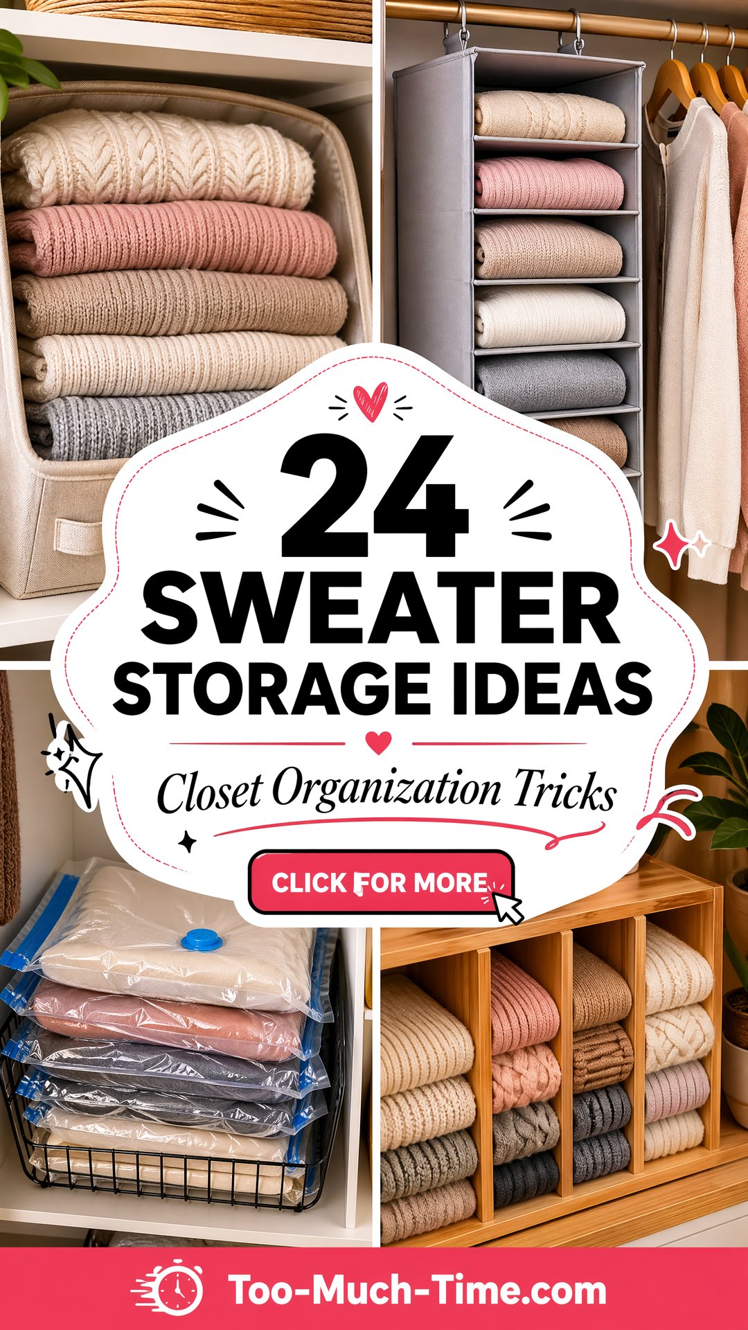 24 Sweater Storage Ideas for Closet Organization Tricks - 24 Sweater Storage Ideas for Closet Organization Tricks