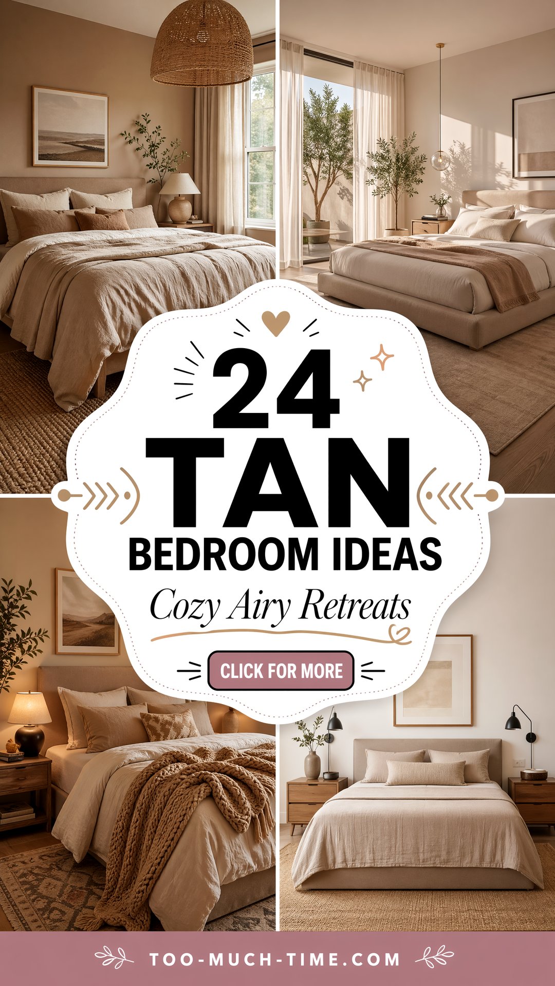 24 Tan Bedroom Ideas for a Modern Cozy Airy Retreat - 24 Tan Bedroom Ideas for a Modern, Cozy, Airy Retreat