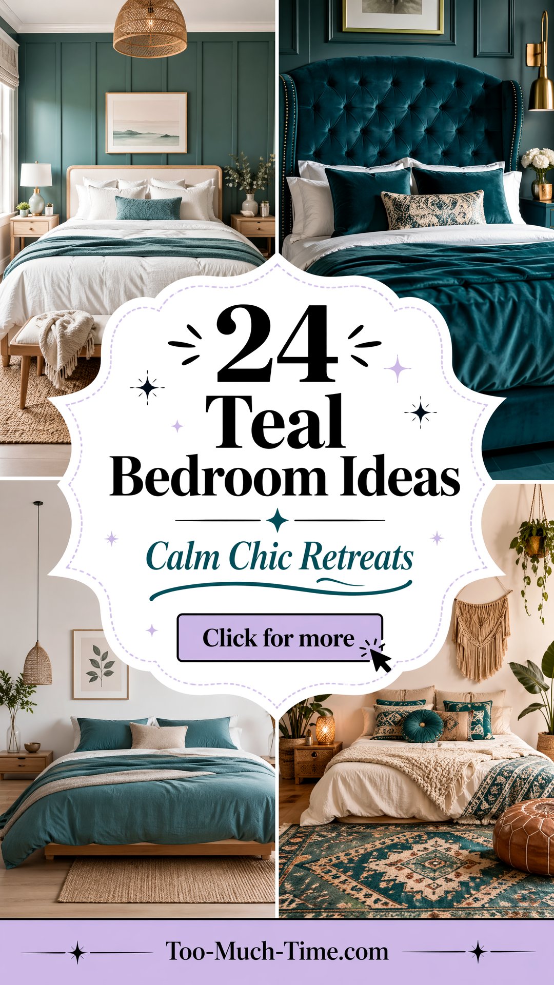 24 Teal Bedroom Ideas That Feel Calm and Chic for You - 24 Teal Bedroom Ideas That Feel Calm and Chic for You