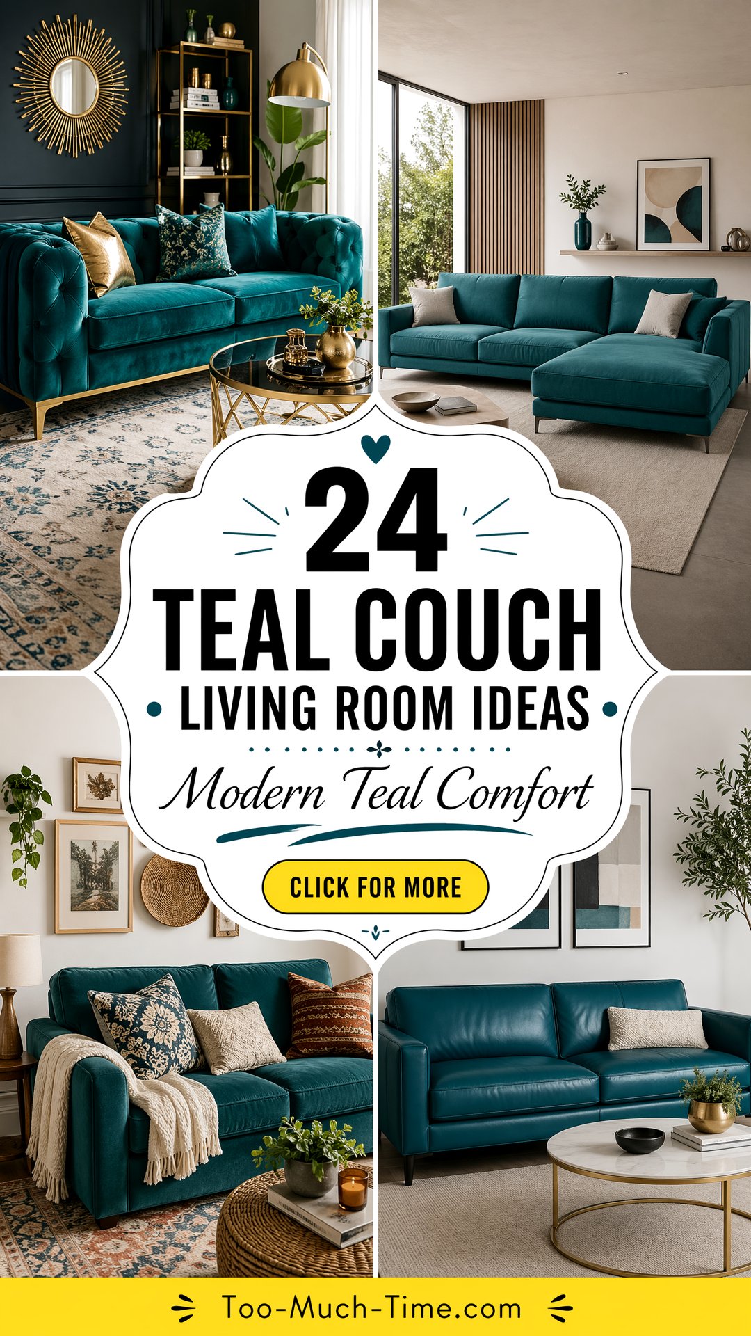 24 Teal Couch Living Room Ideas for Modern Living Rooms - 24 Teal Couch Living Room Ideas for Modern Living Rooms