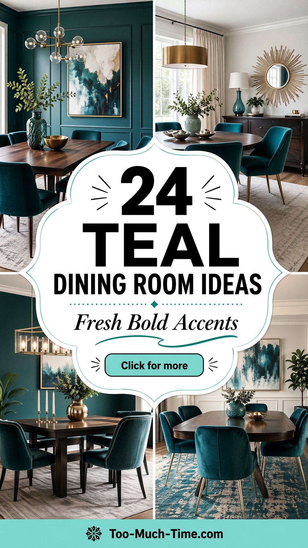 24 Teal Dining Room Ideas Fresh Color Bold Accents - 24 Teal Dining Room Ideas: Fresh Color, Bold Accents