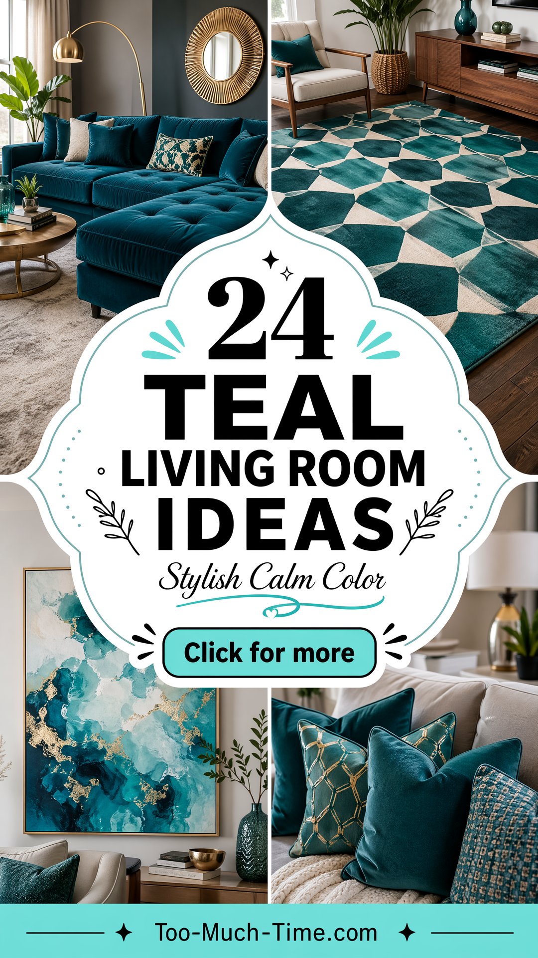 24 Teal Living Room Ideas Stylish Pops Of Calm Color - 24 Teal Living Room Ideas: Stylish Pops Of Calm Color