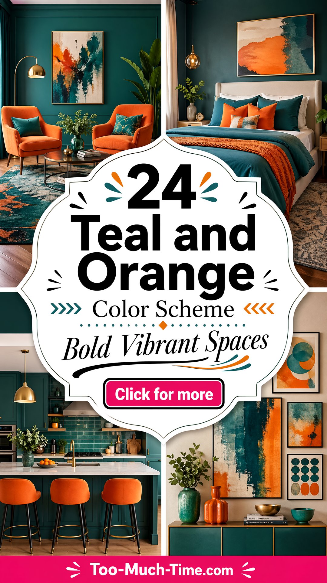24 Teal and Orange Color Scheme for Your Rooms Mood - 24 Teal and Orange Color Scheme for Your Rooms Mood
