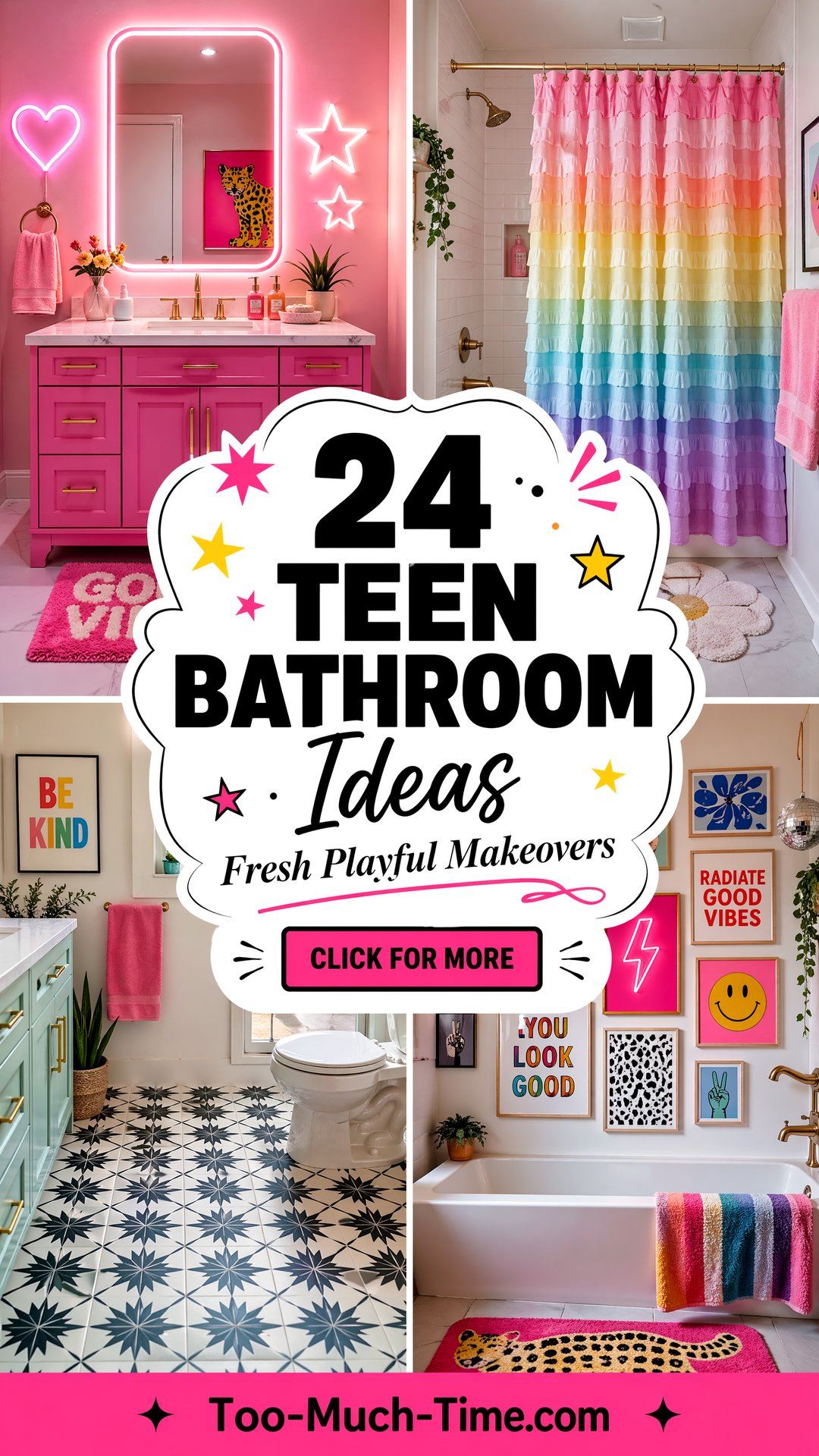 24 Teen Bathroom Ideas Fresh and Playful Makeovers - 24 Teen Bathroom Ideas: Fresh and Playful Makeovers