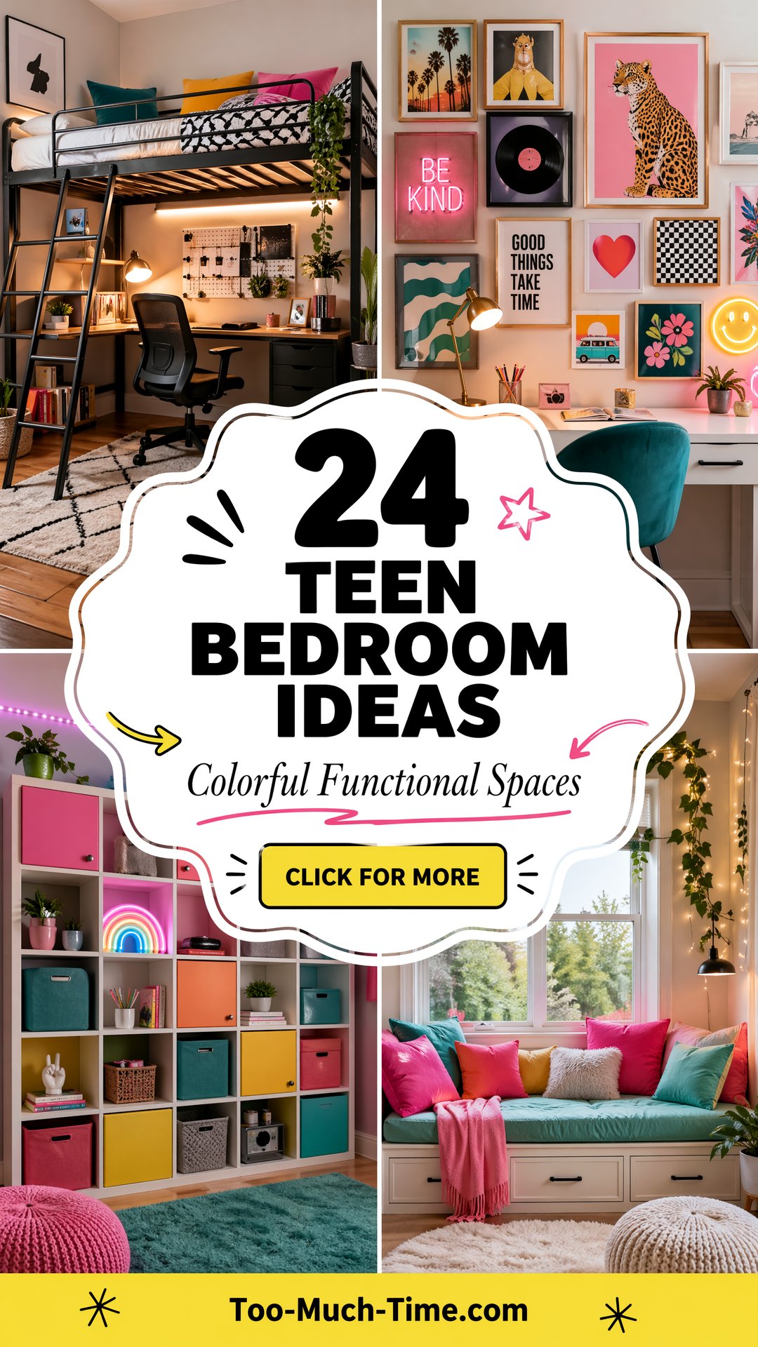 24 Teen Bedroom Ideas Colorful Functional Teen Spaces - 24 Teen Bedroom Ideas: Colorful, Functional Teen Spaces
