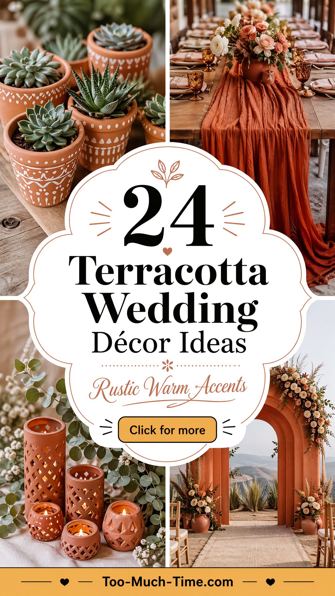 24 Terracotta Wedding Decor Ideas Rustic Warm Accents - 24 Terracotta Wedding Décor Ideas: Rustic, Warm Accents