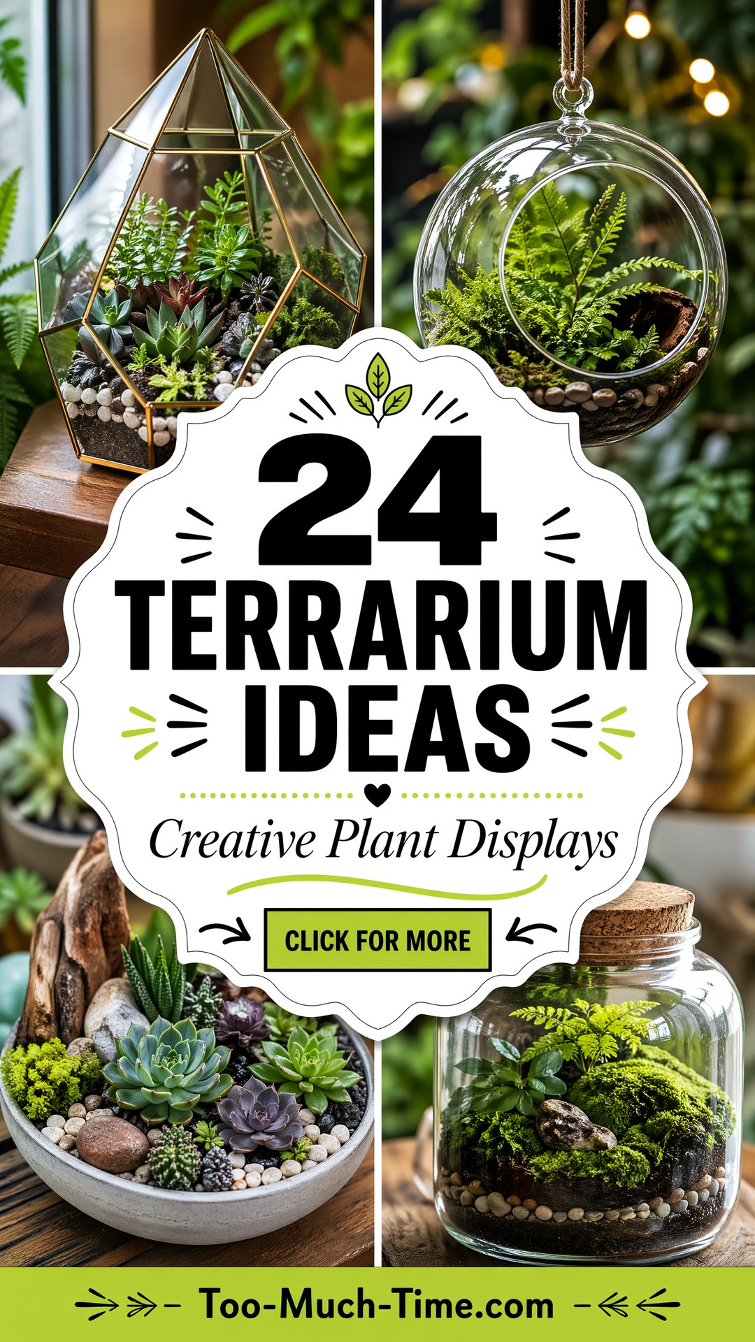 24 Terrarium Ideas Creative Decor and Plant Displays - 24 Terrarium Ideas: Creative Decor and Plant Displays