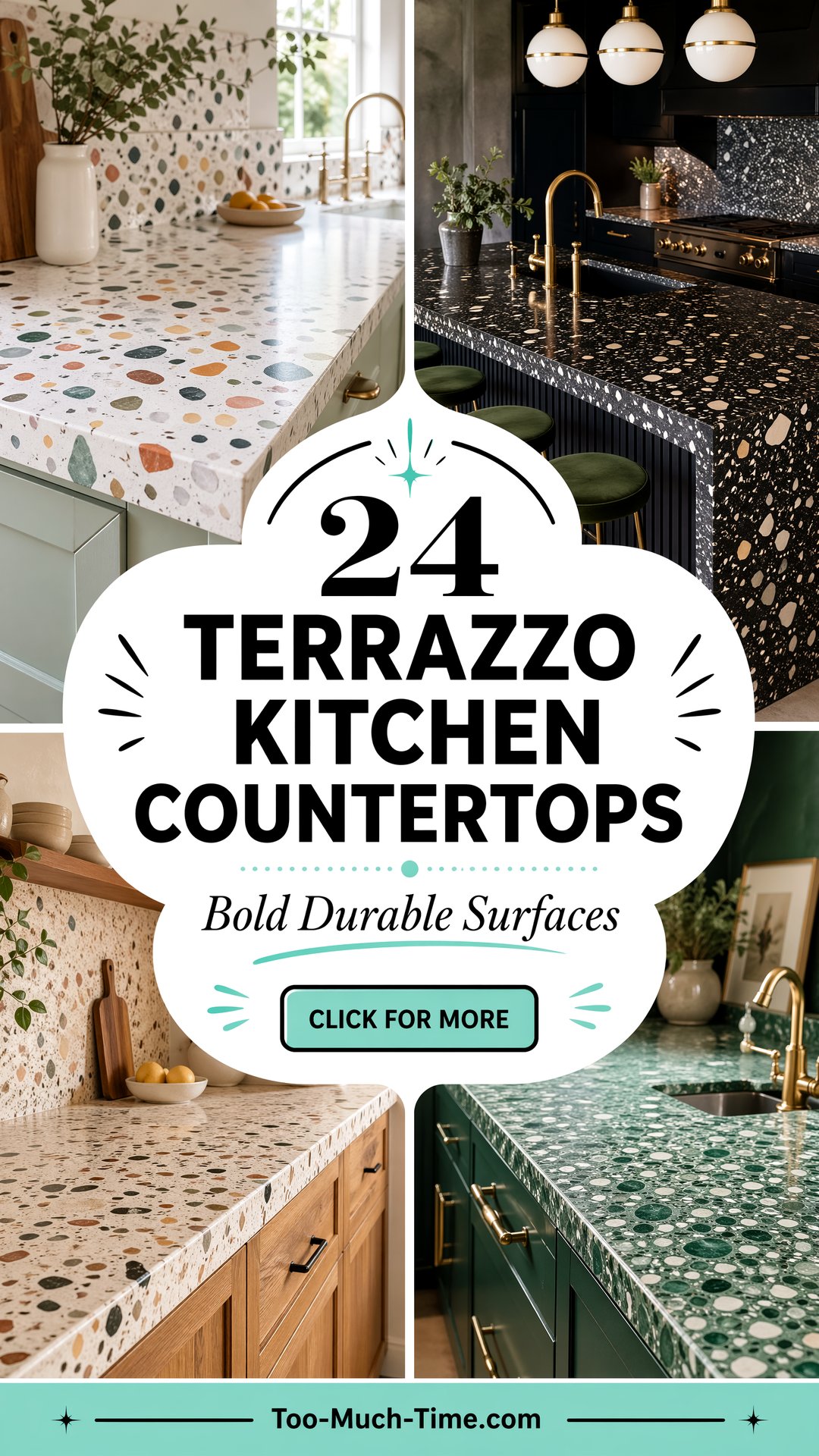 24 Terrazzo Kitchen Countertops - Bold Durable Surfaces - 24 Terrazzo Kitchen Countertops - Bold Durable Surfaces