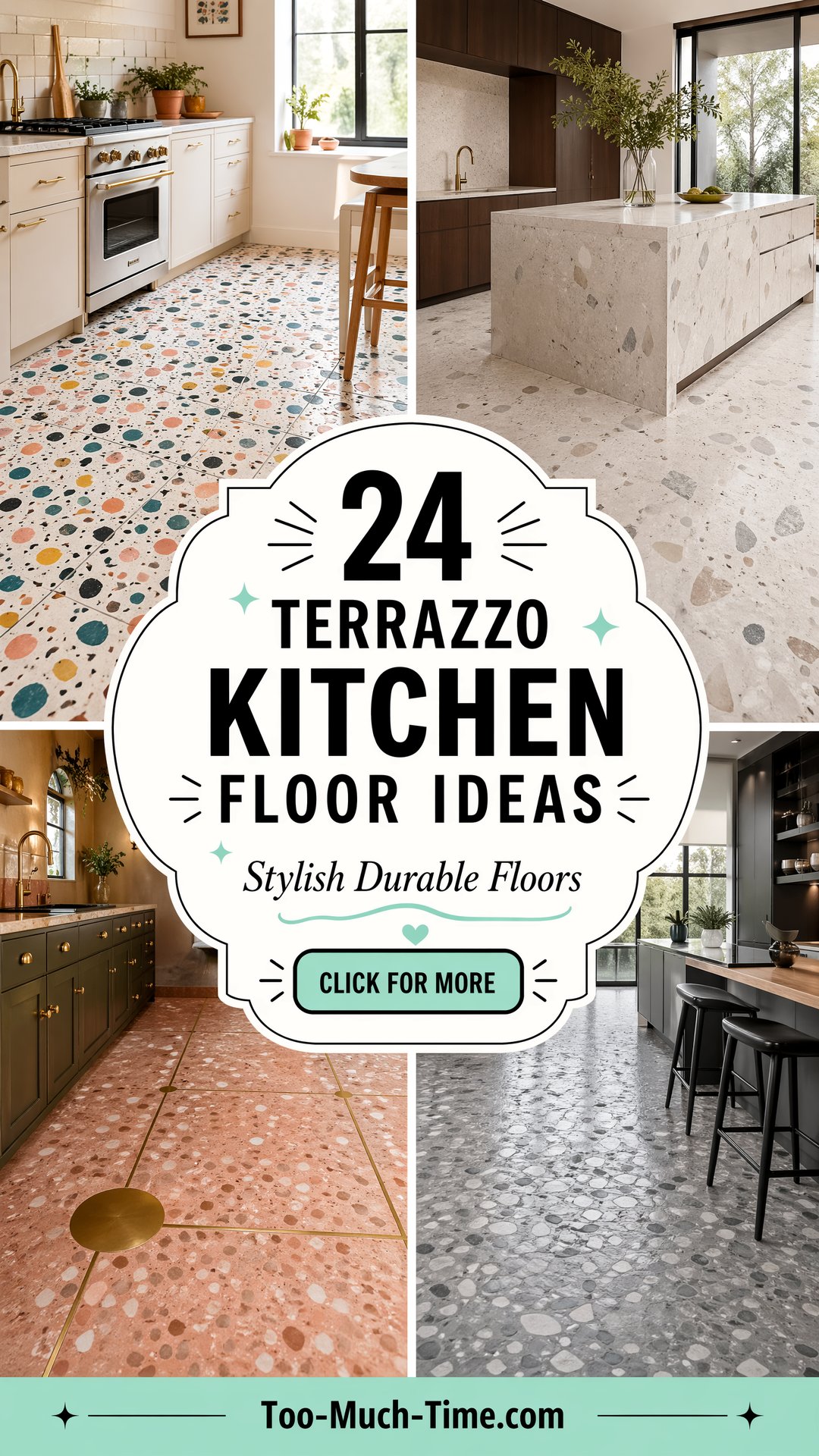 24 Terrazzo Kitchen Floor Ideas - Stylish Yet Durable - 24 Terrazzo Kitchen Floor Ideas - Stylish Yet Durable