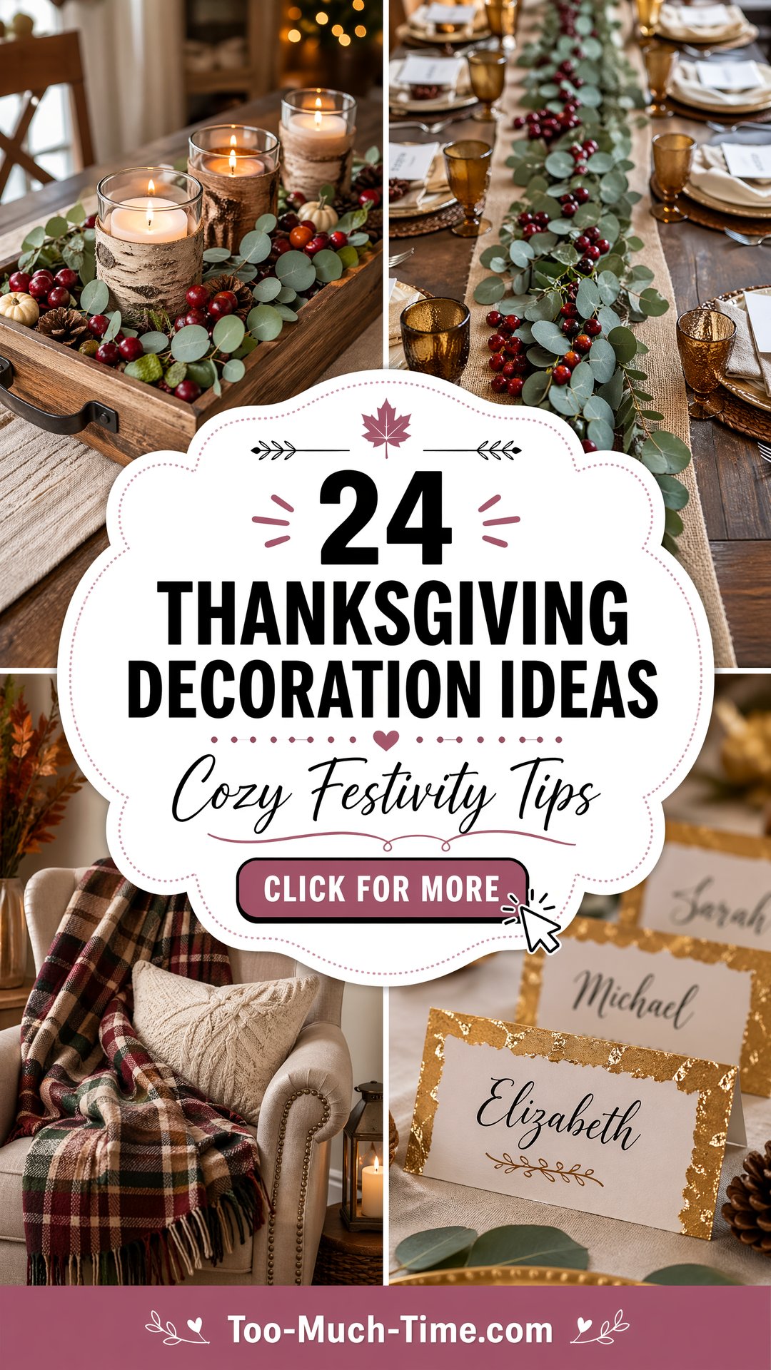 24 Thanksgiving Decoration Ideas - Cozy Festivity Tips - 24 Thanksgiving Decoration Ideas - Cozy Festivity Tips
