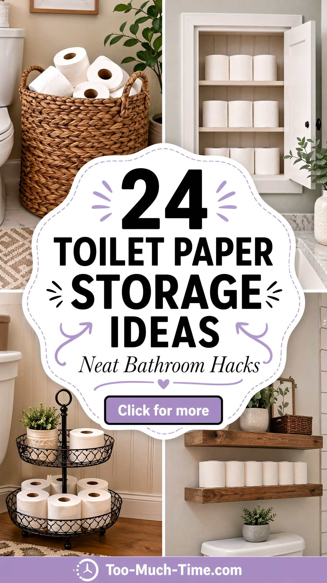 24 Toilet Paper Storage Ideas for Tidy Bathrooms Today - 24 Toilet Paper Storage Ideas for Tidy Bathrooms Today