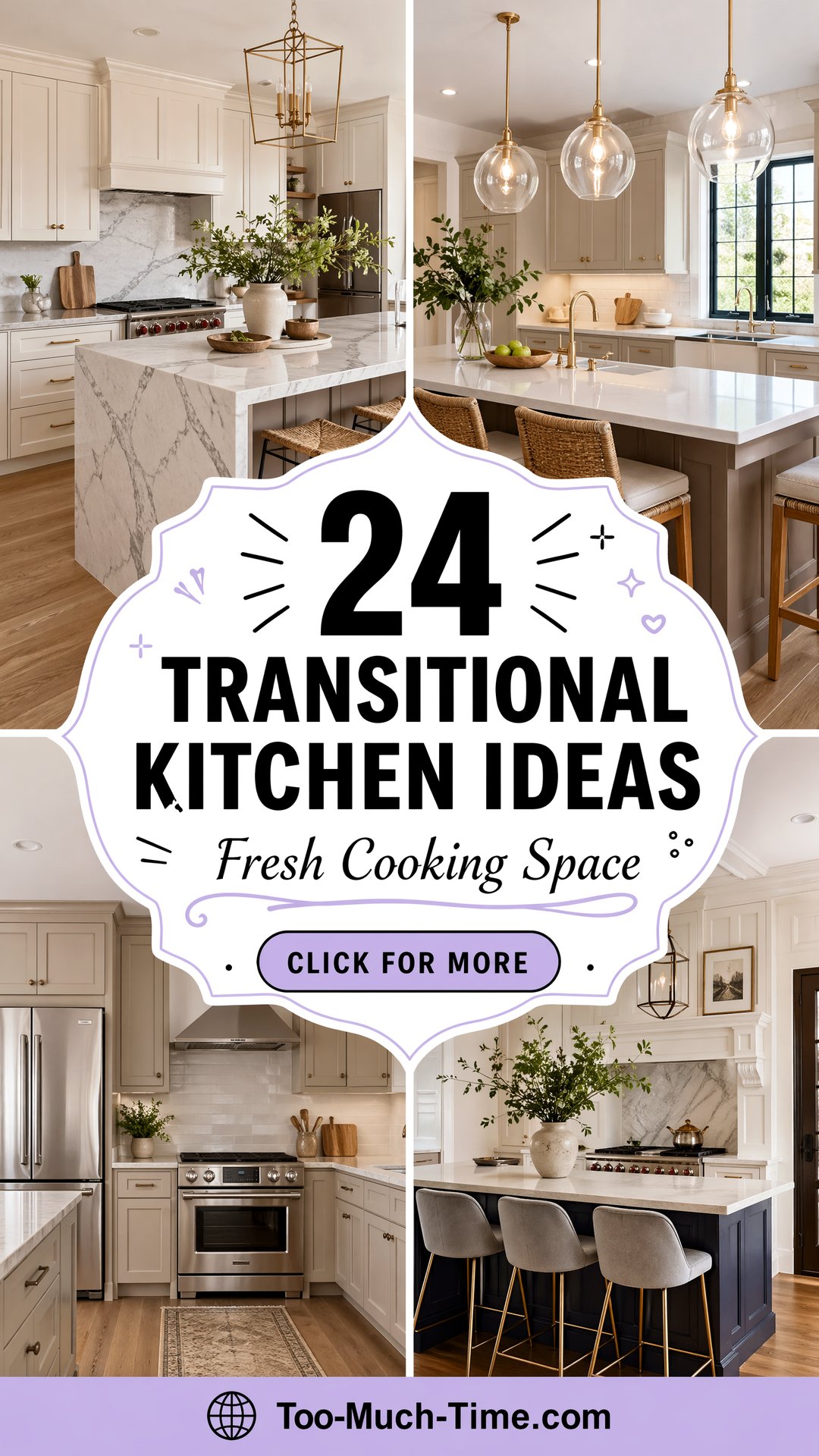 24 Transitional Kitchen Ideas for a Fresh Cooking Space - 24 Transitional Kitchen Ideas for a Fresh Cooking Space