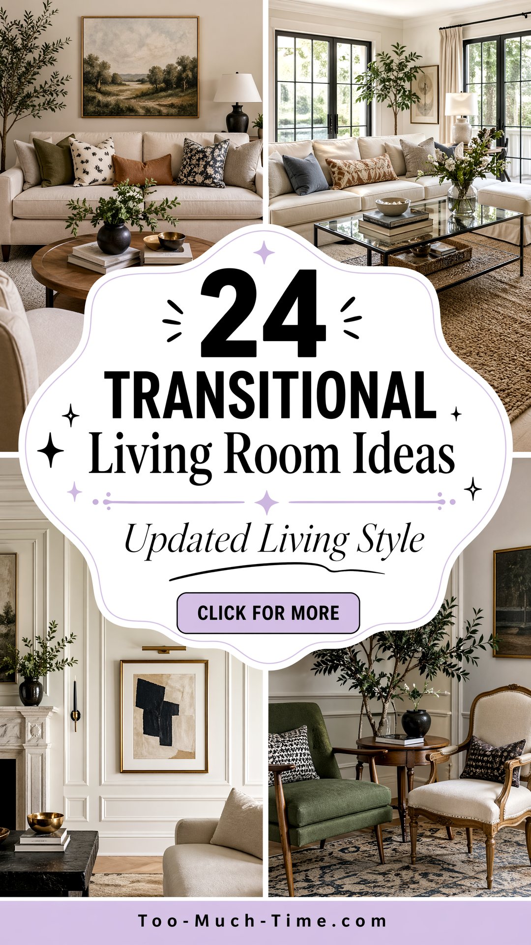 24 Transitional Living Room Ideas for Updated Living - 24 Transitional Living Room Ideas for Updated Living