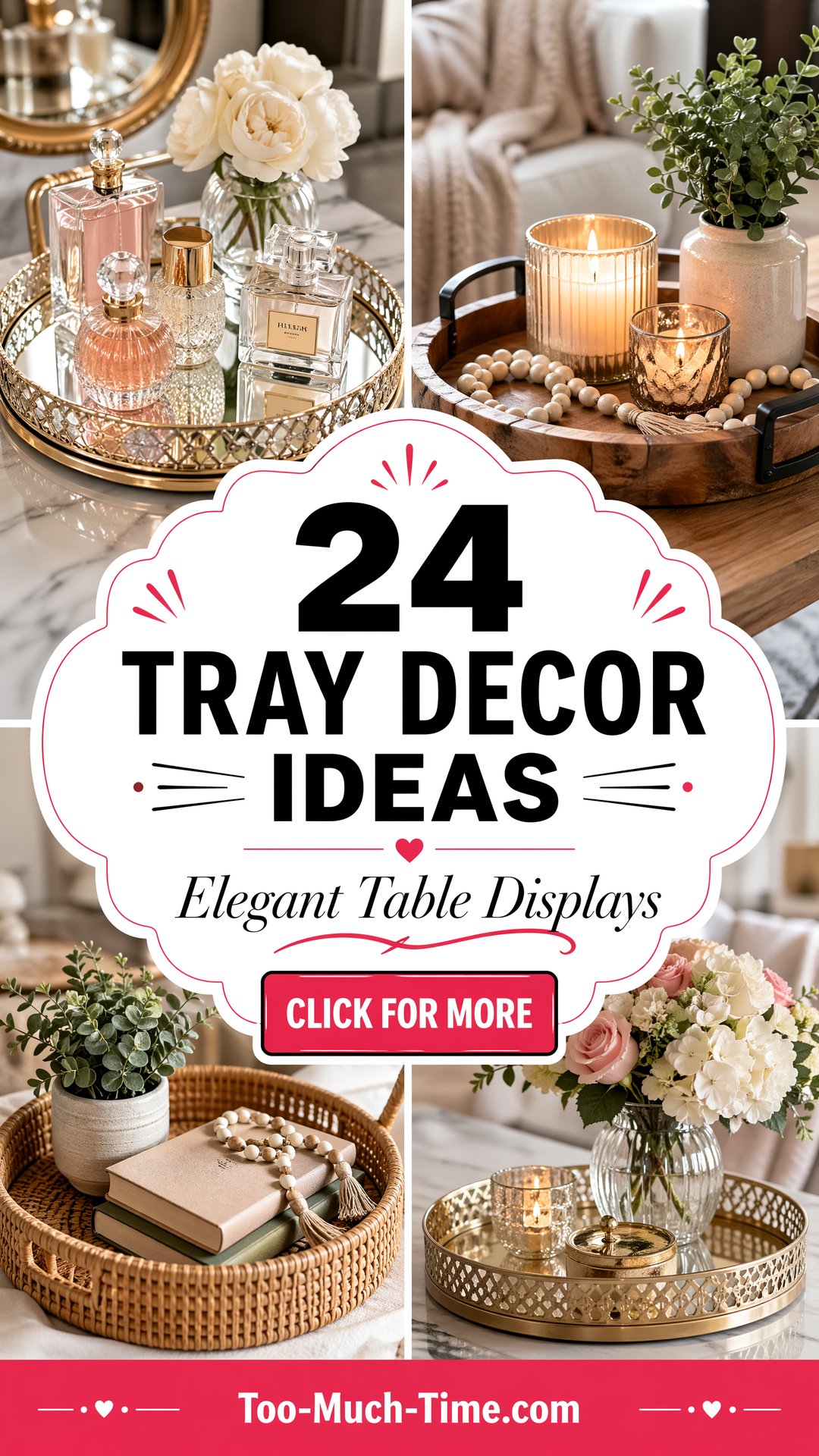 24 Tray Decor Ideas for Elegant Tables and Displays - 24 Tray Decor Ideas for Elegant Tables and Displays