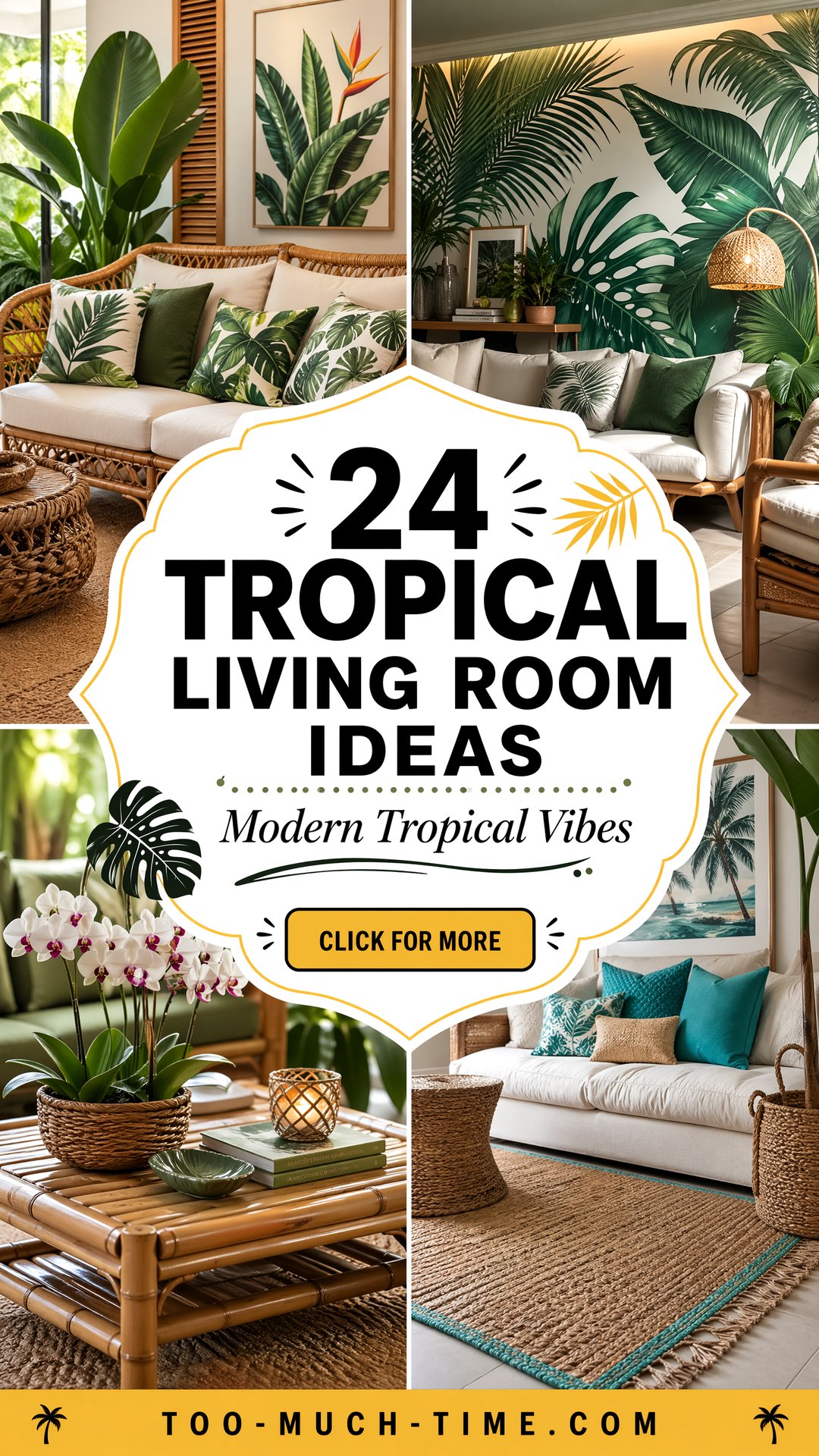 24 Tropical Living Room Ideas - Modern Living Ideas - 24 Tropical Living Room Ideas - Modern Living Ideas