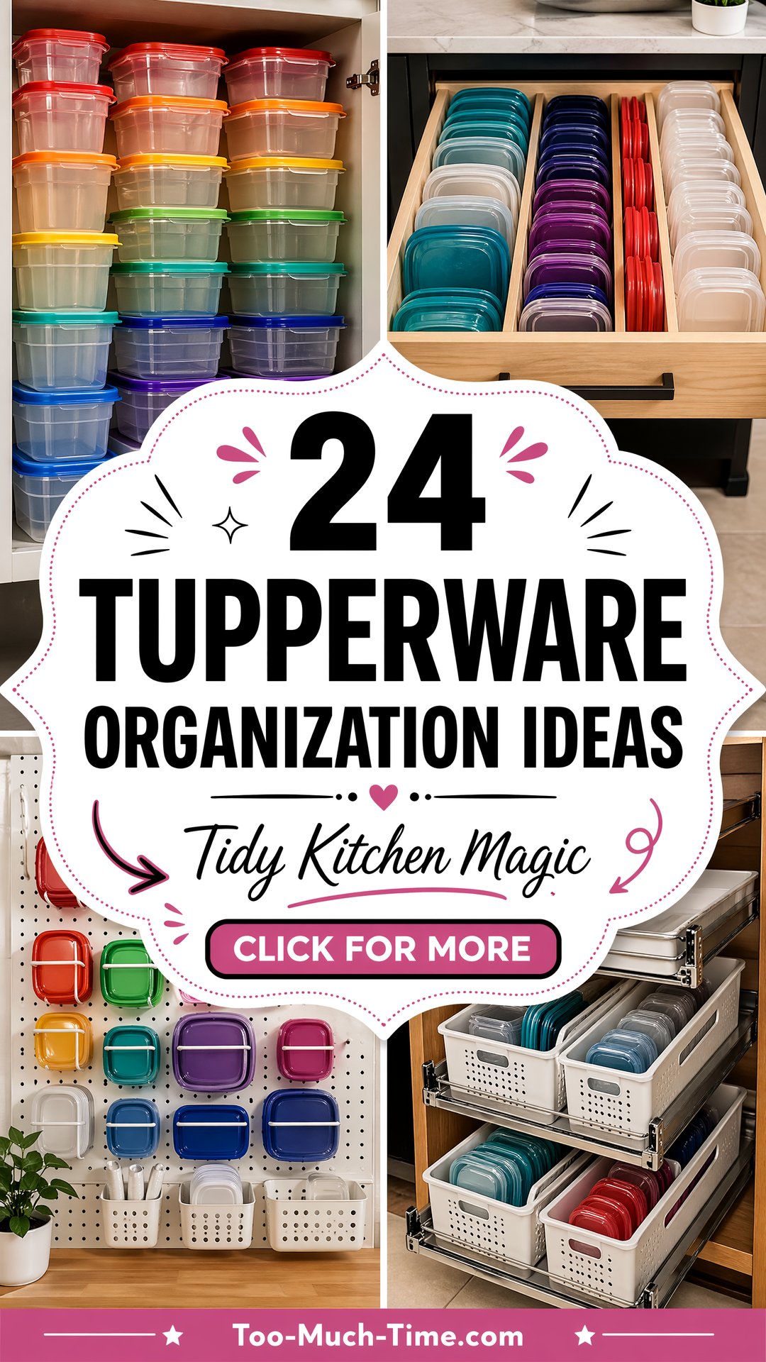 24 Tupperware Organization Ideas - Easy Storage Tips - 24 Tupperware Organization Ideas - Easy Storage Tips