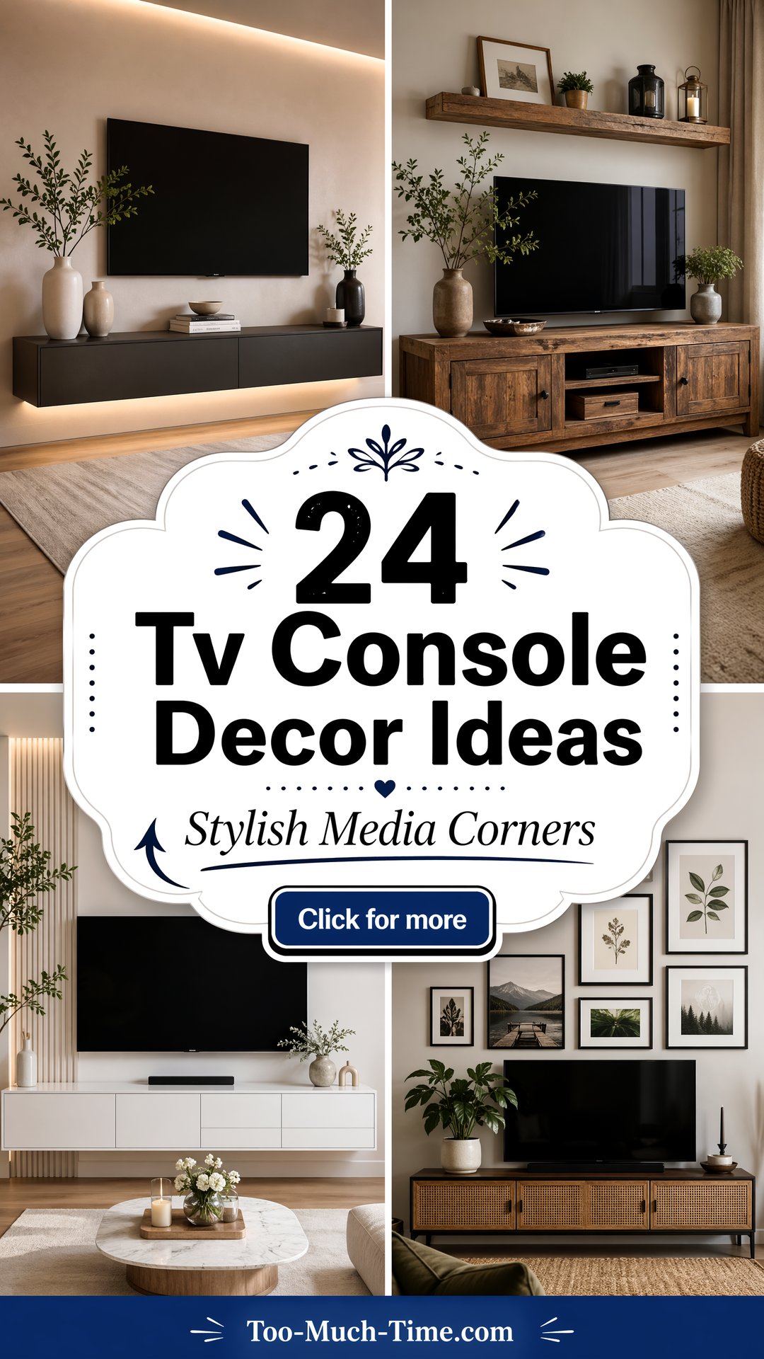 24 Tv Console Decor Ideas for Stylish Media Corners - 24 Tv Console Decor Ideas for Stylish Media Corners