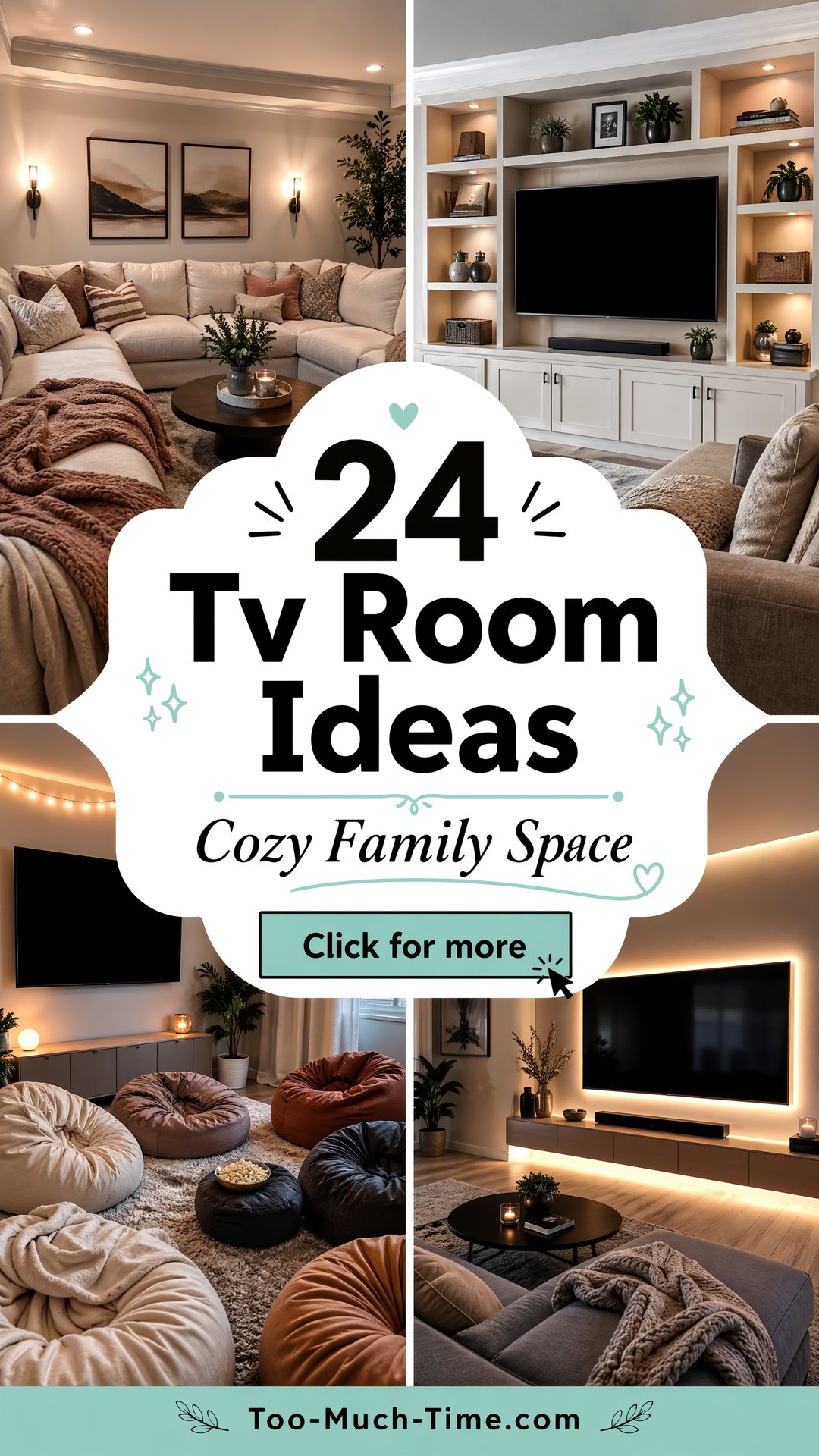 24 Tv Room Ideas for Cozy Functional Family Space - 24 Tv Room Ideas for Cozy, Functional Family Space
