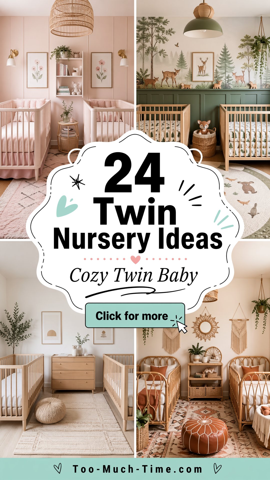24 Twin Nursery Ideas for Cozy Twin Baby Spaces At Home - 24 Twin Nursery Ideas for Cozy Twin Baby Spaces At Home