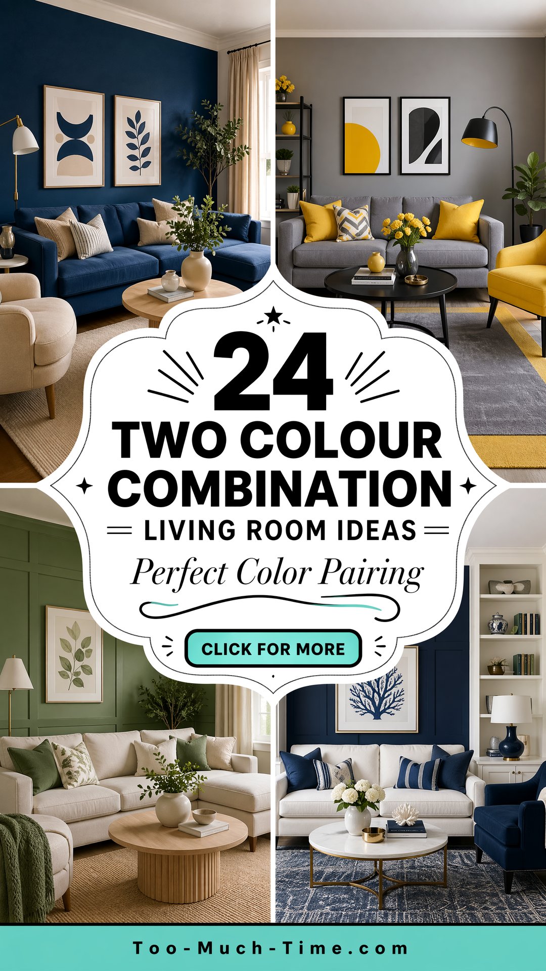 24 Two Colour Combination for Living Room Ideas Today - 24 Two Colour Combination for Living Room Ideas Today