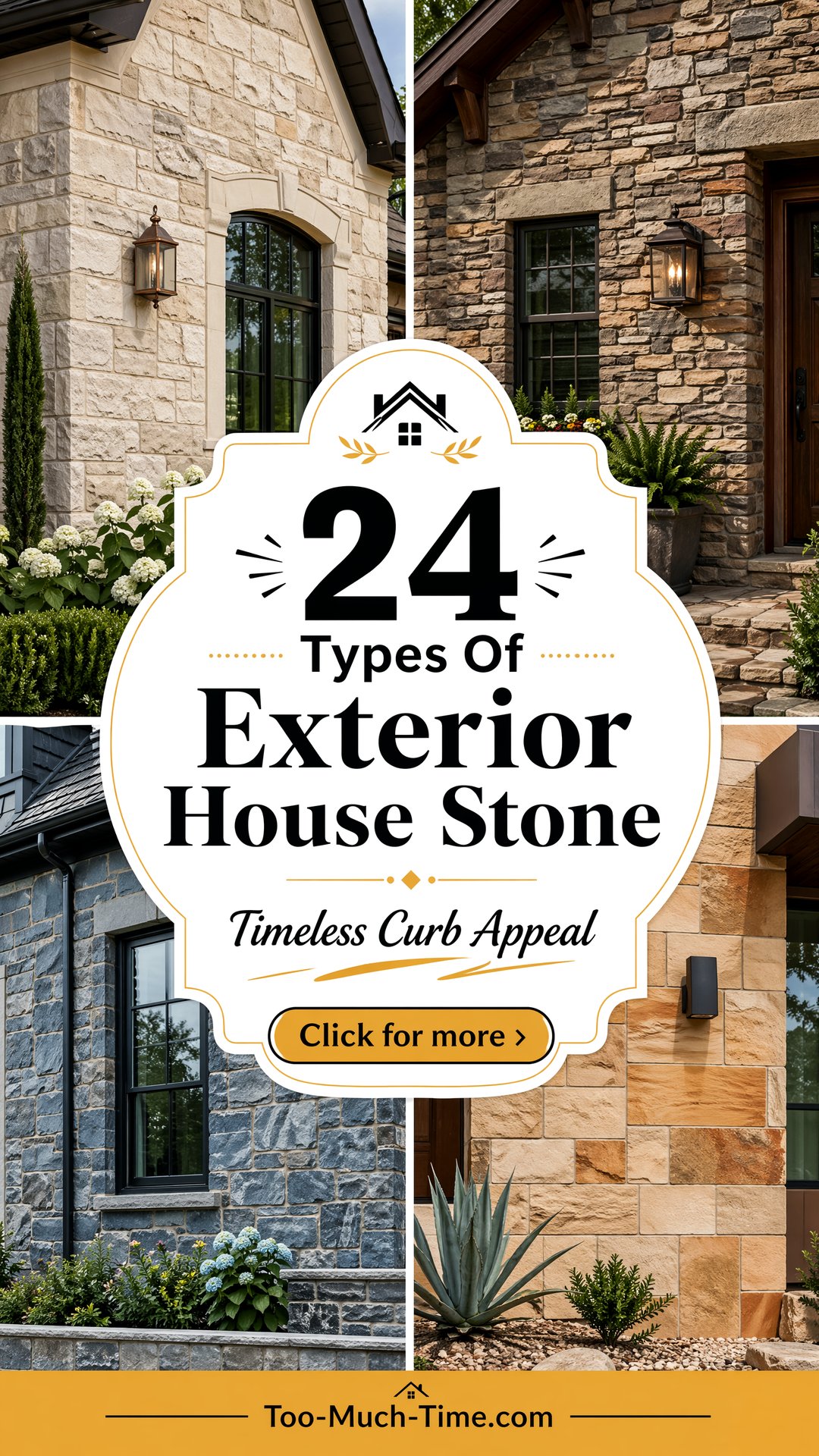24 Types Of Exterior House Stone for Classic Exteriors - 24 Types Of Exterior House Stone for Classic Exteriors