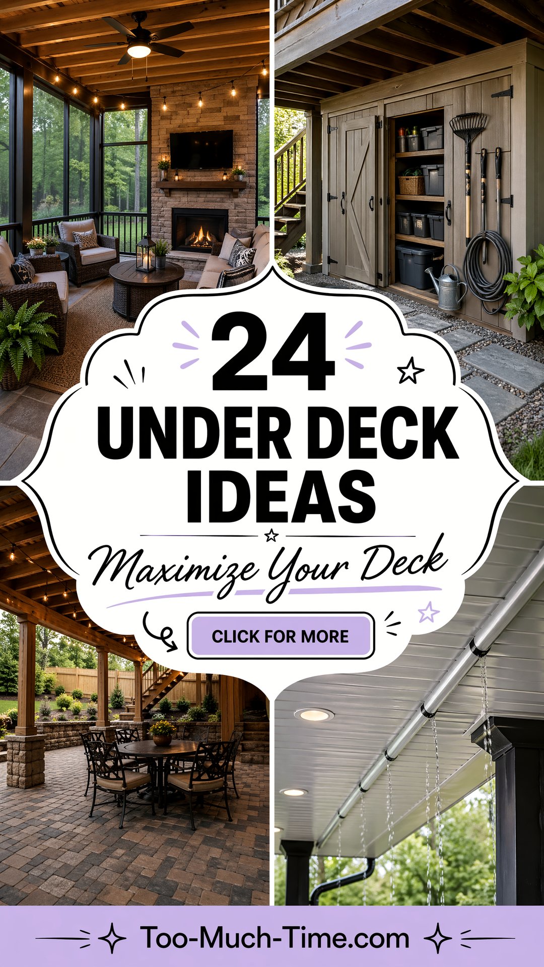 24 Under Deck Ideas to Add Shade Storage and Style - 24 Under Deck Ideas to Add Shade, Storage, and Style