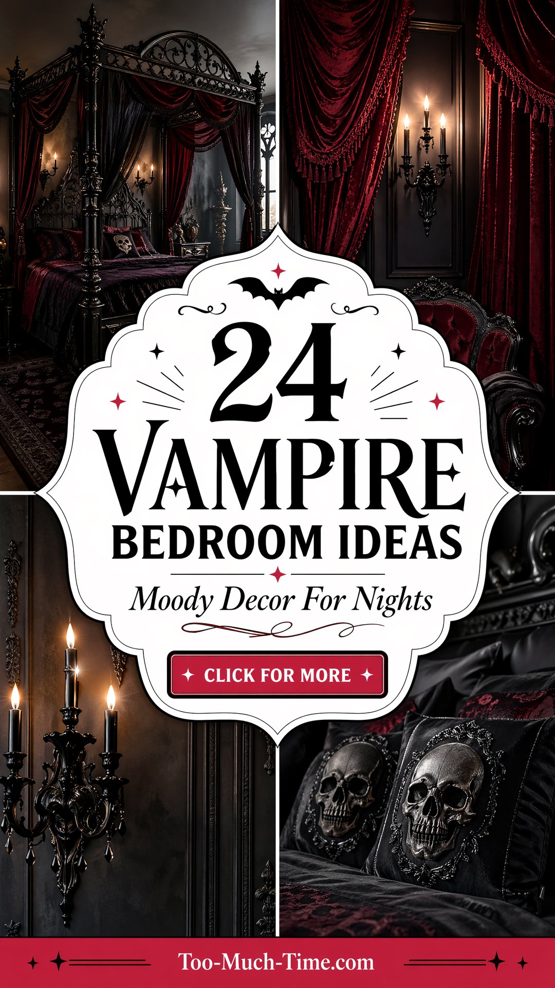 24 Vampire Bedroom Ideas Moody Decor for Nights Today - 24 Vampire Bedroom Ideas: Moody Decor for Nights Today