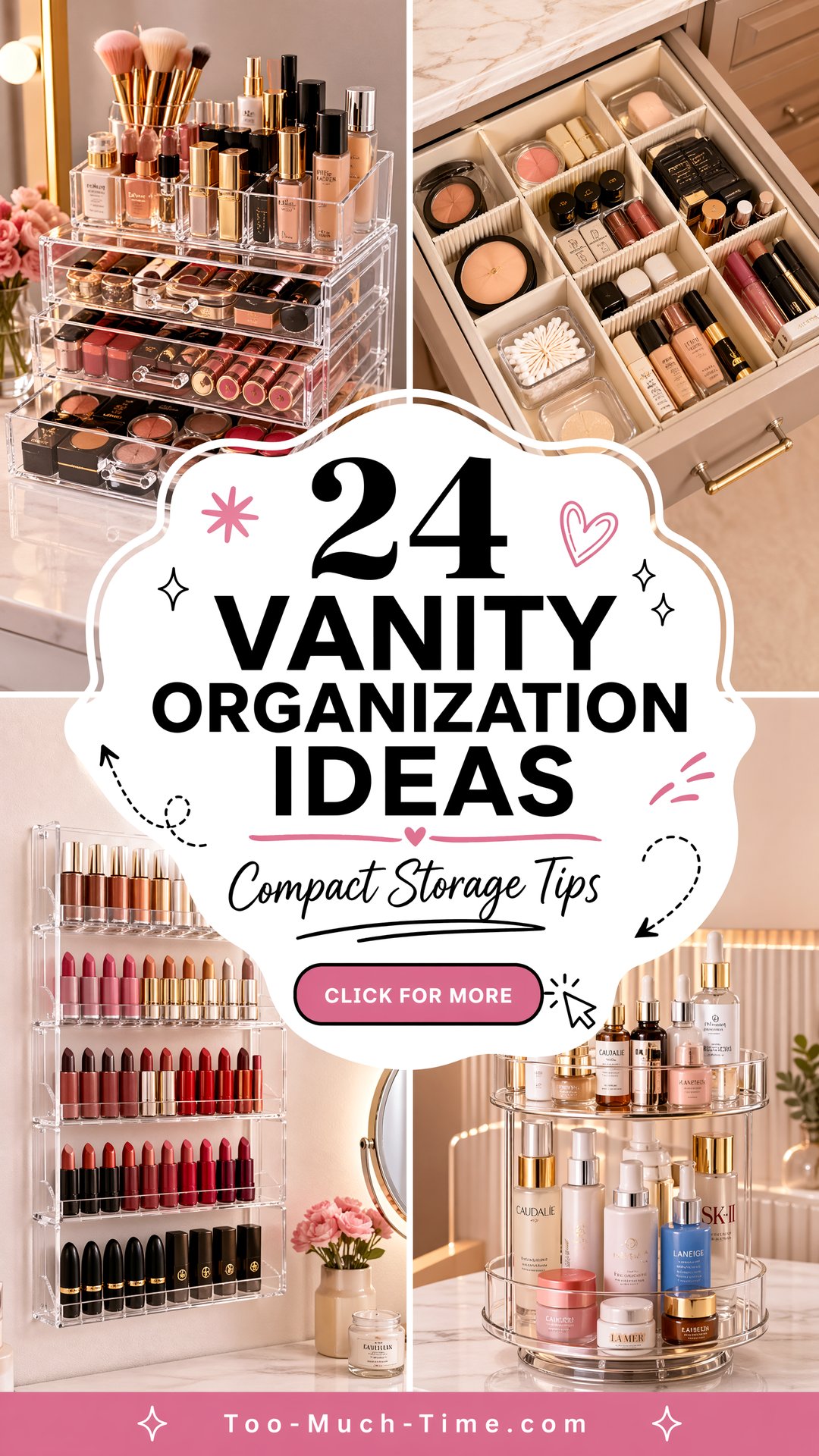 24 Vanity Organization Ideas Compact Storage Tips - 24 Vanity Organization Ideas: Compact Storage Tips